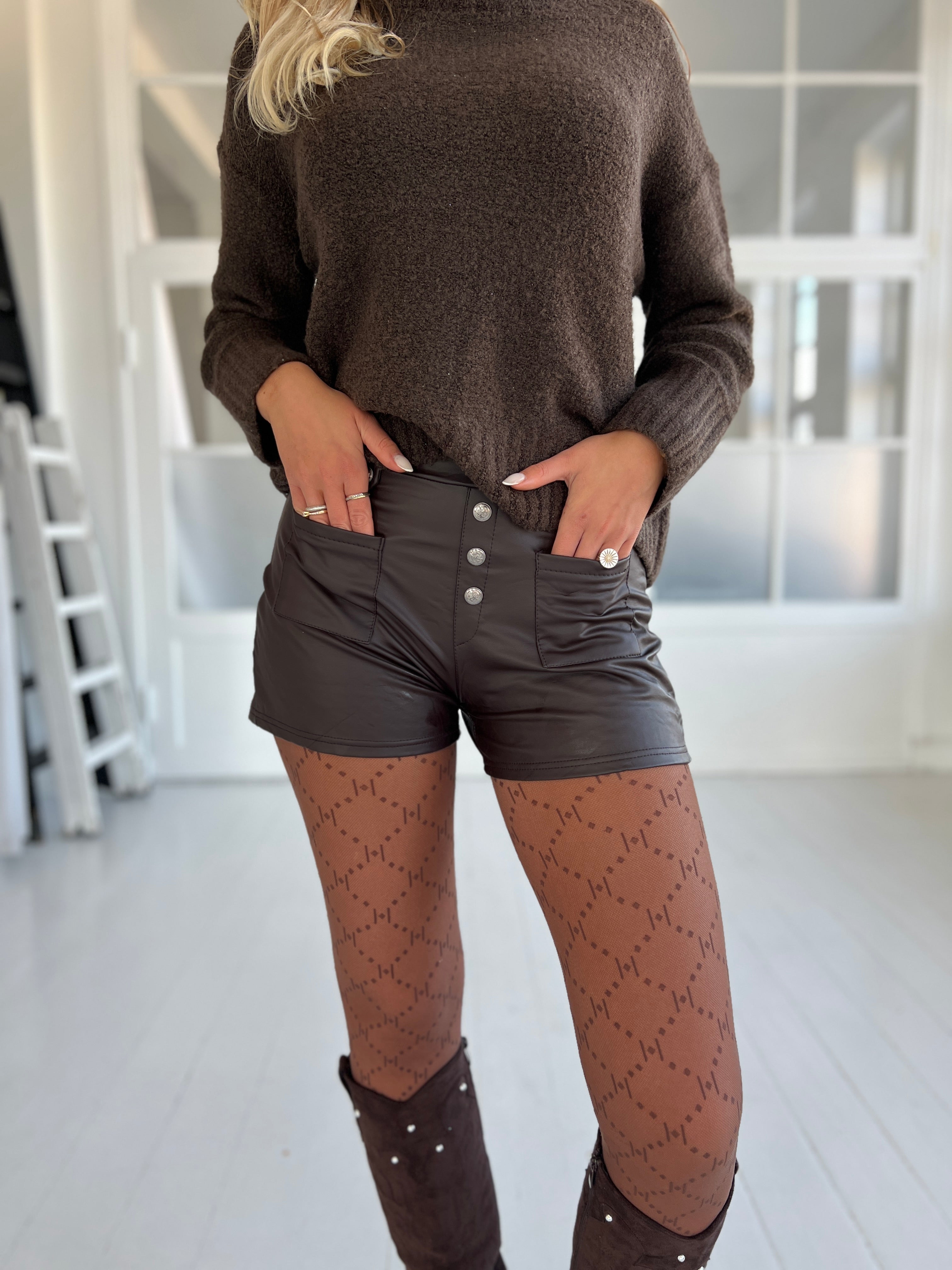 Venessa P.U. Shorts fra webshoppen Aaberg Copenhagen