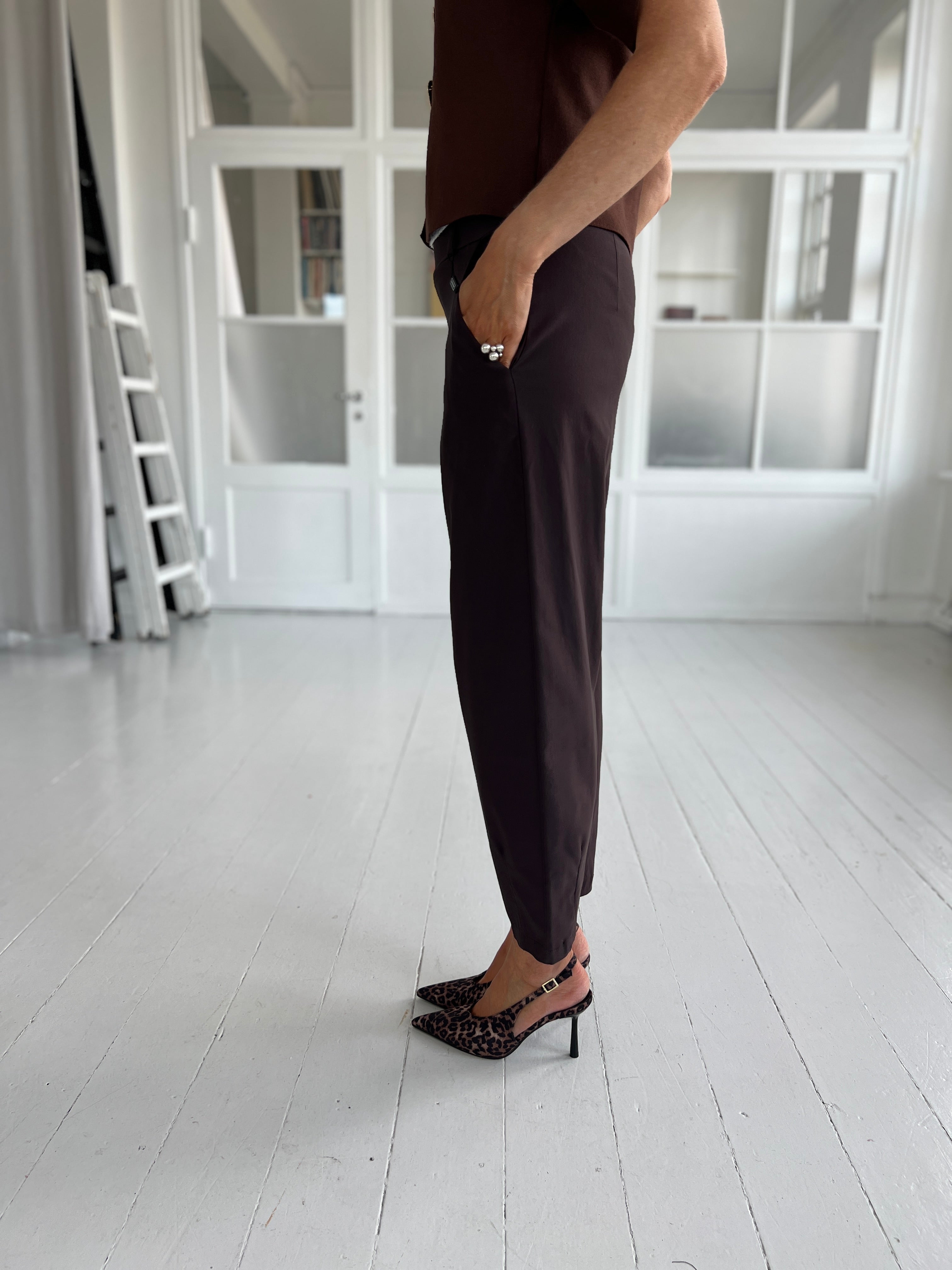 BCBEVERLY Barrel pants - Coffee