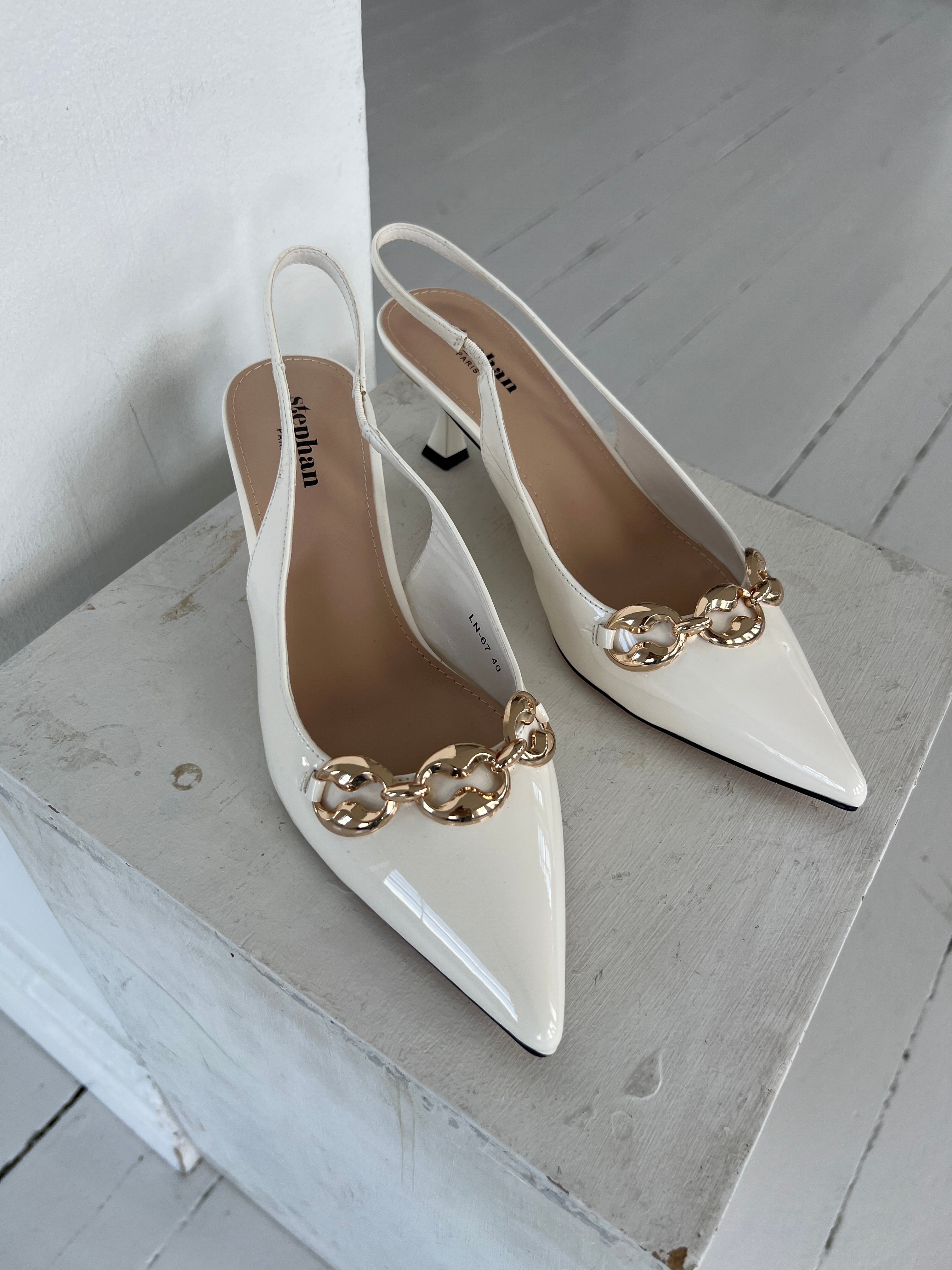 Steph blanc heel