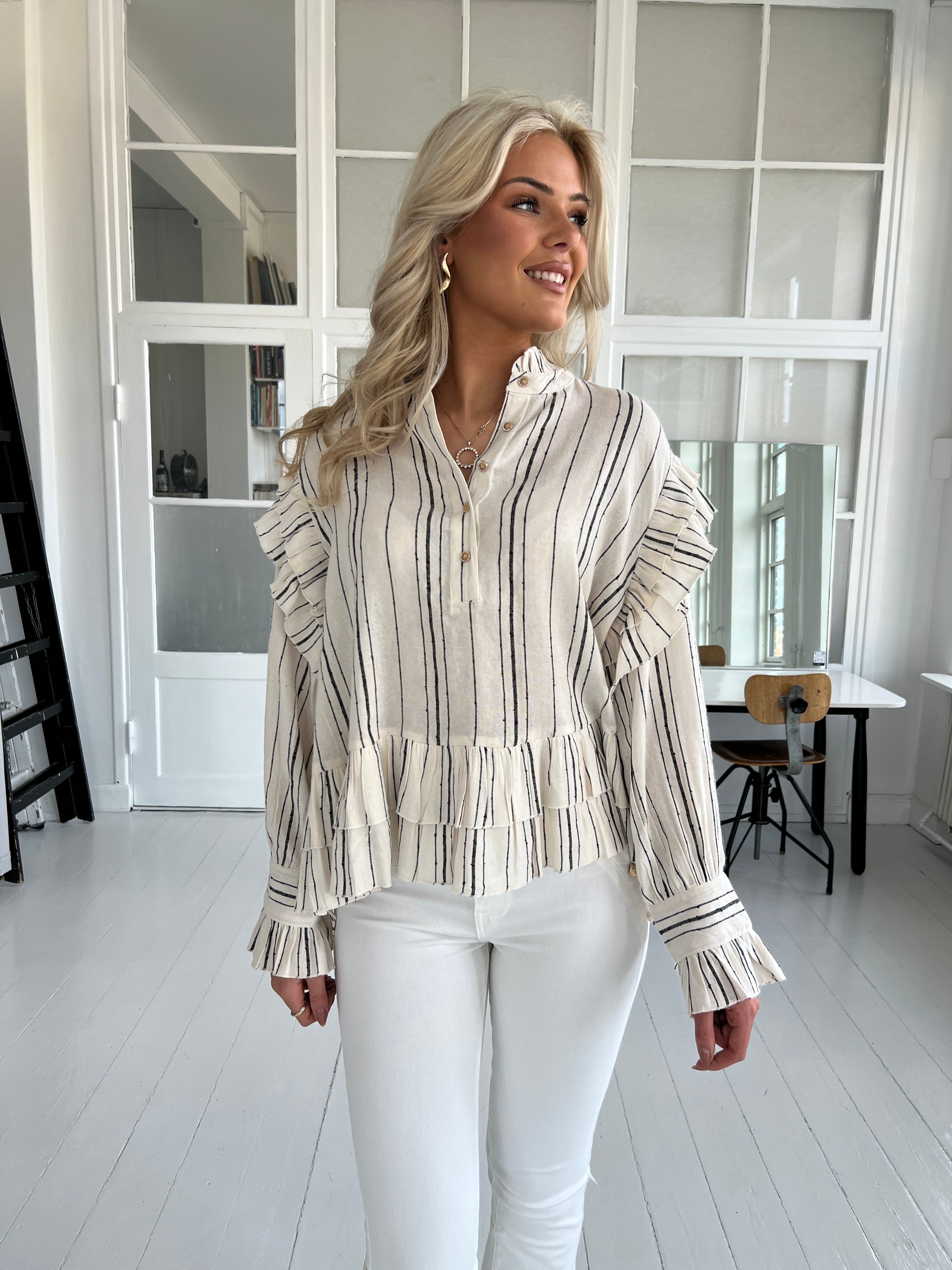 Gaspar Jacqueline LS Blouse