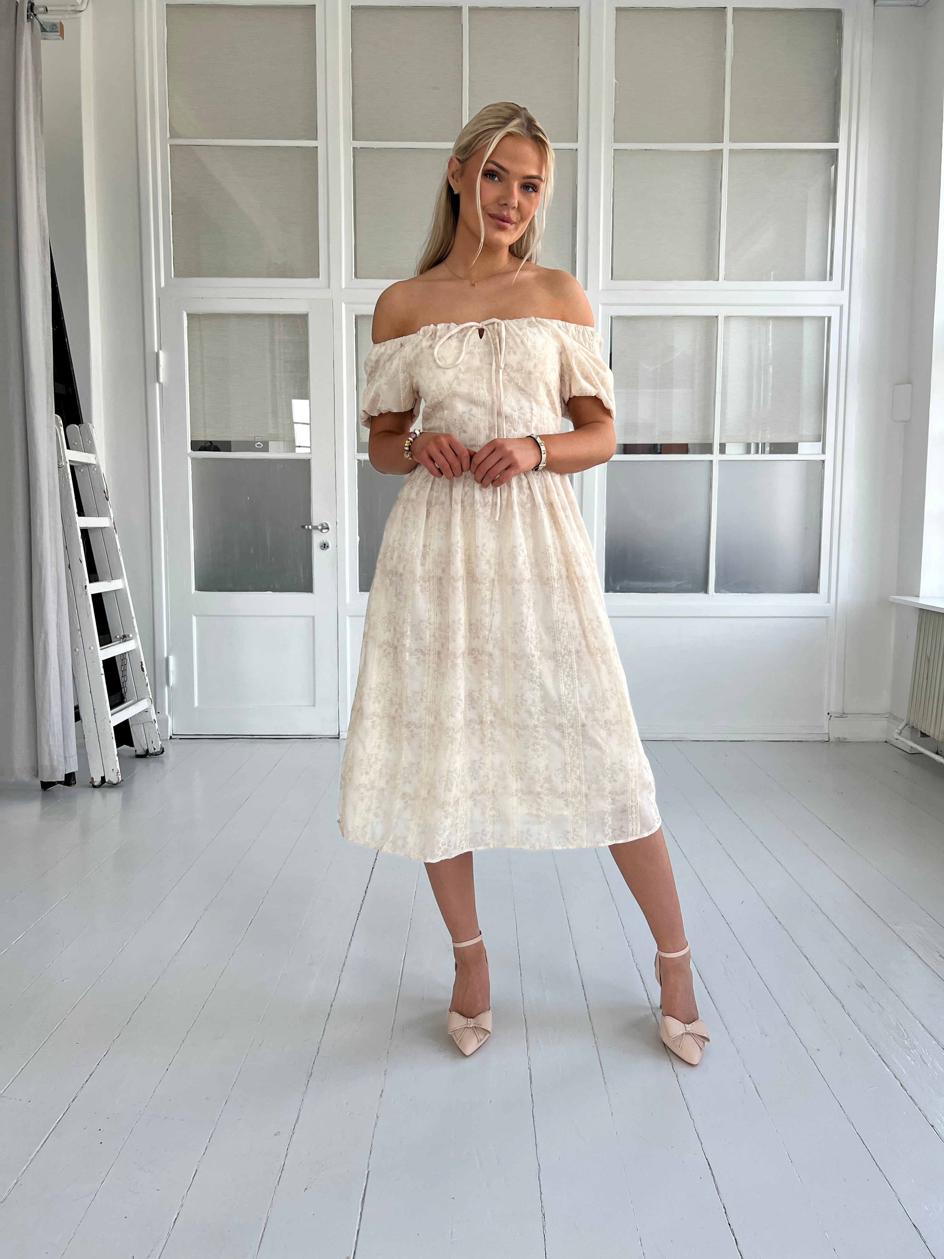 GD Golden Days beige summer dress