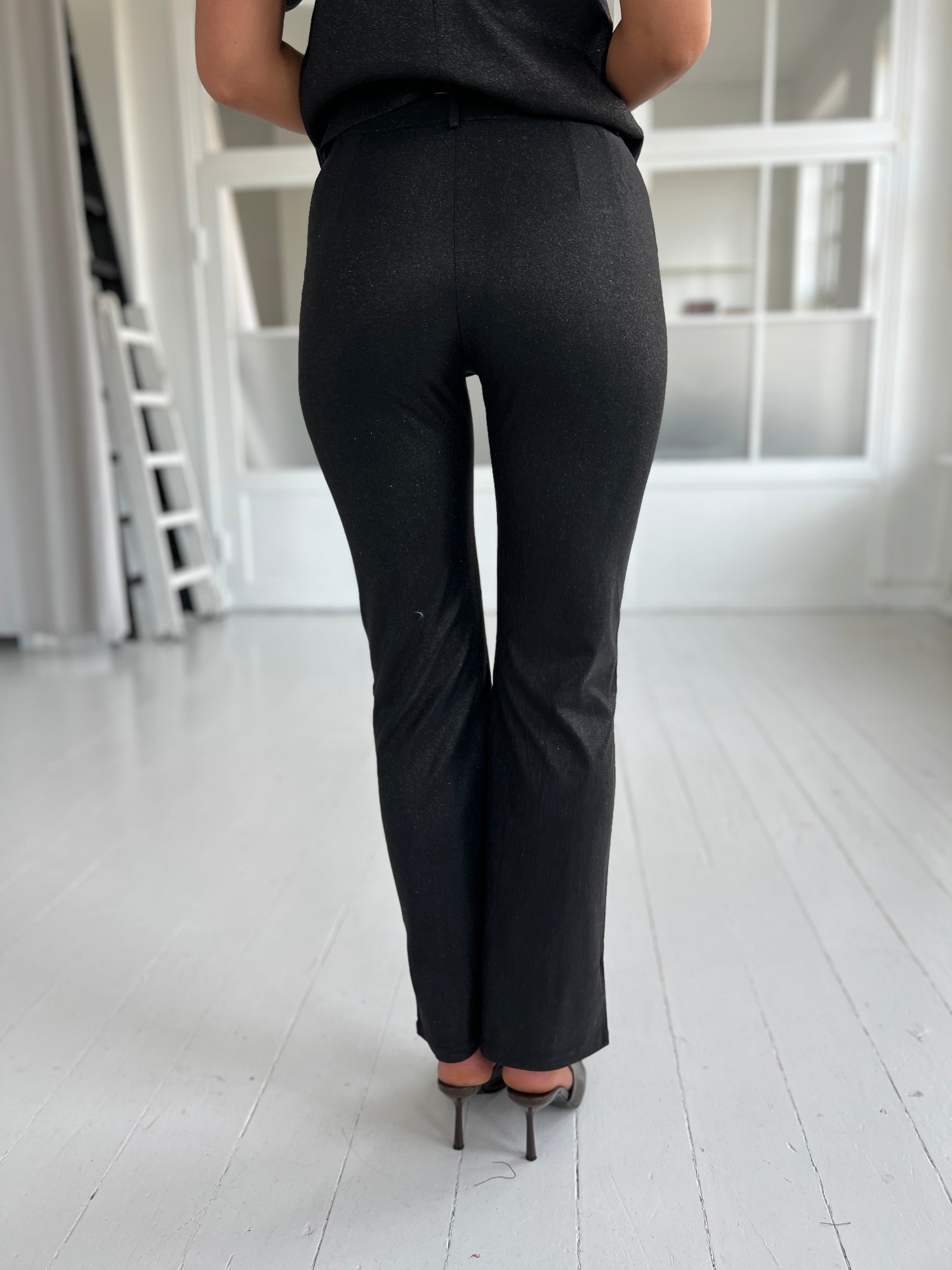 Eight Luxe black shimmer pants