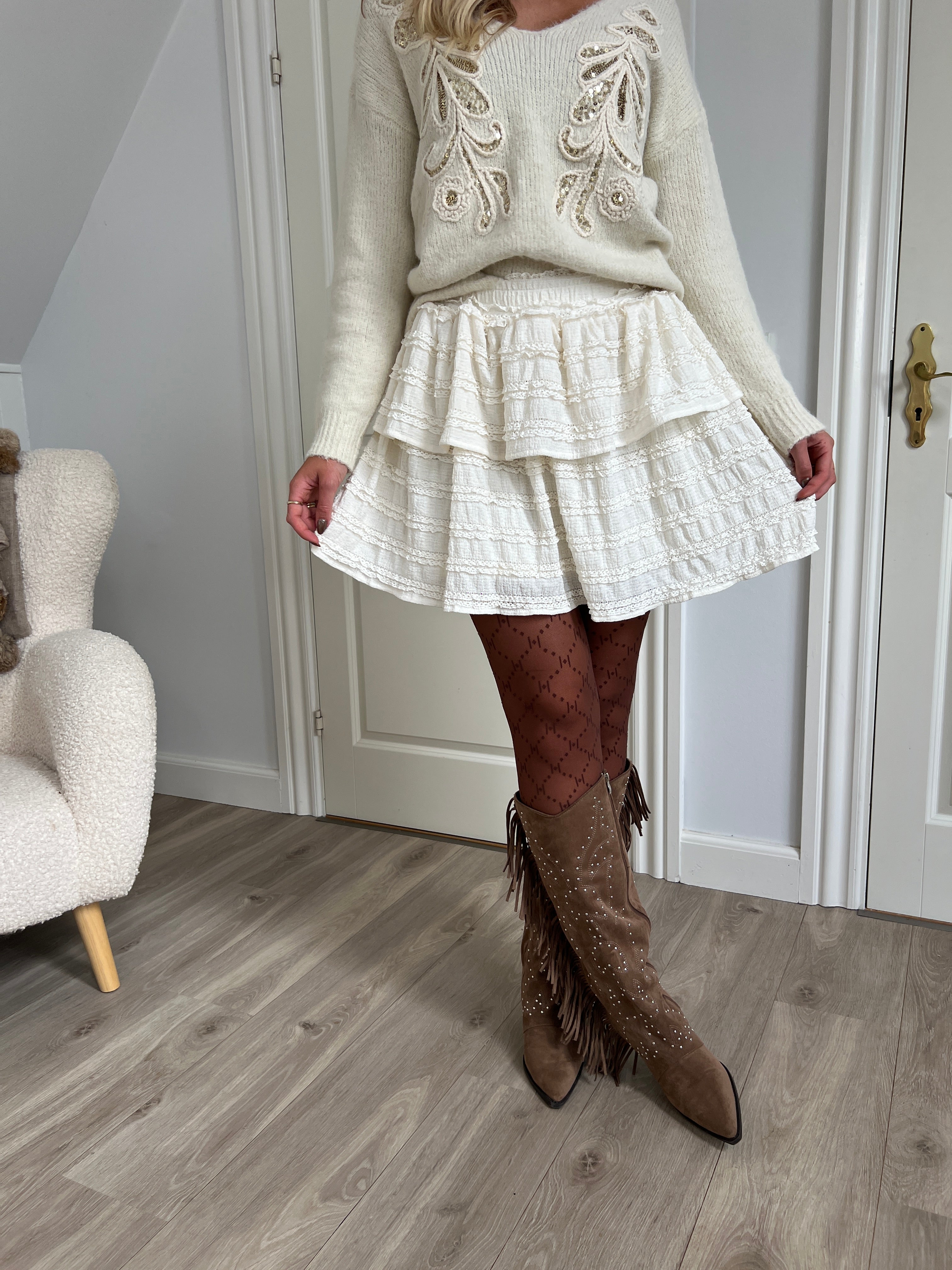 Flam romantic skirt - Åberg Copenhagen