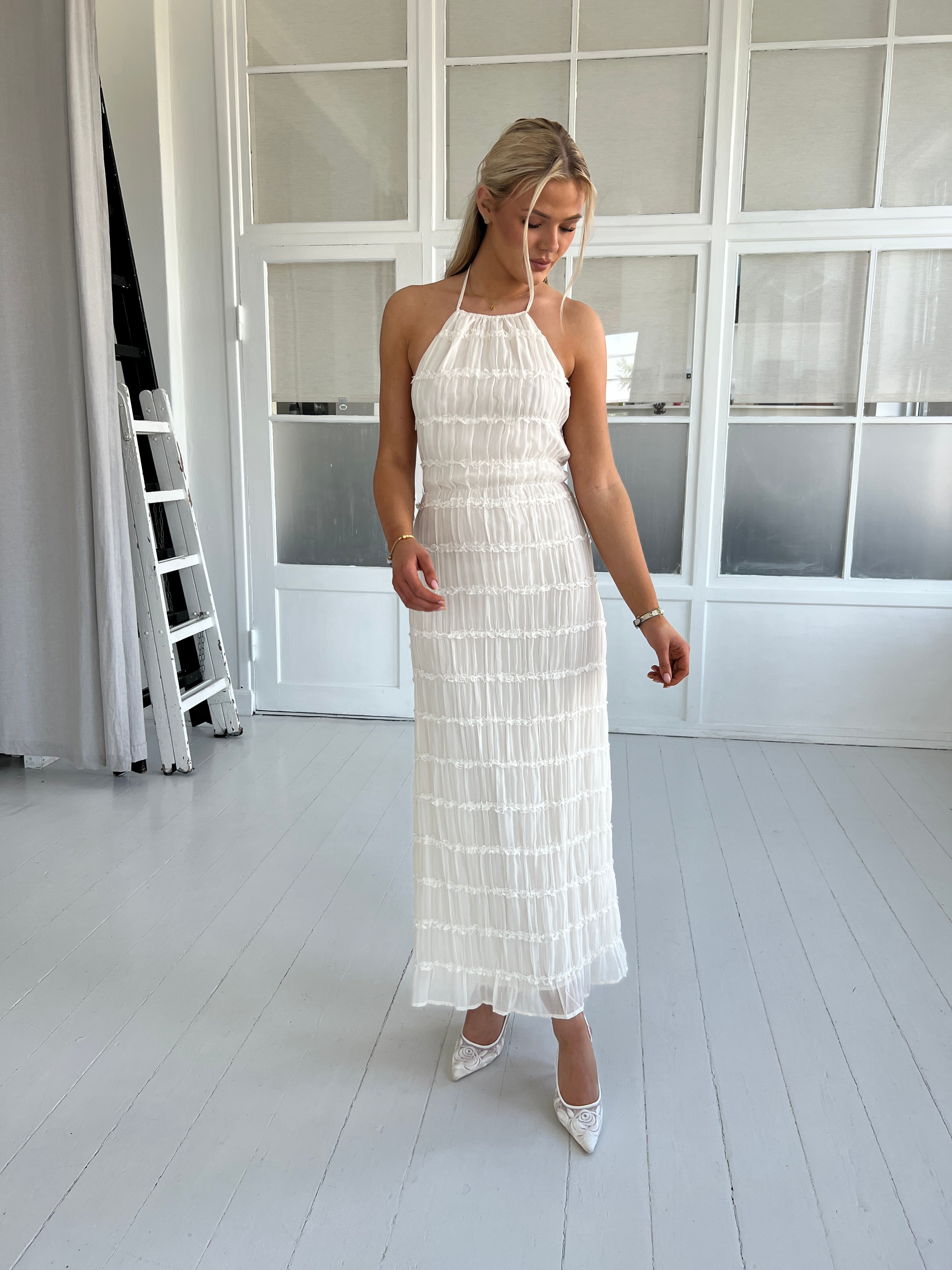 Lucce long lace dress