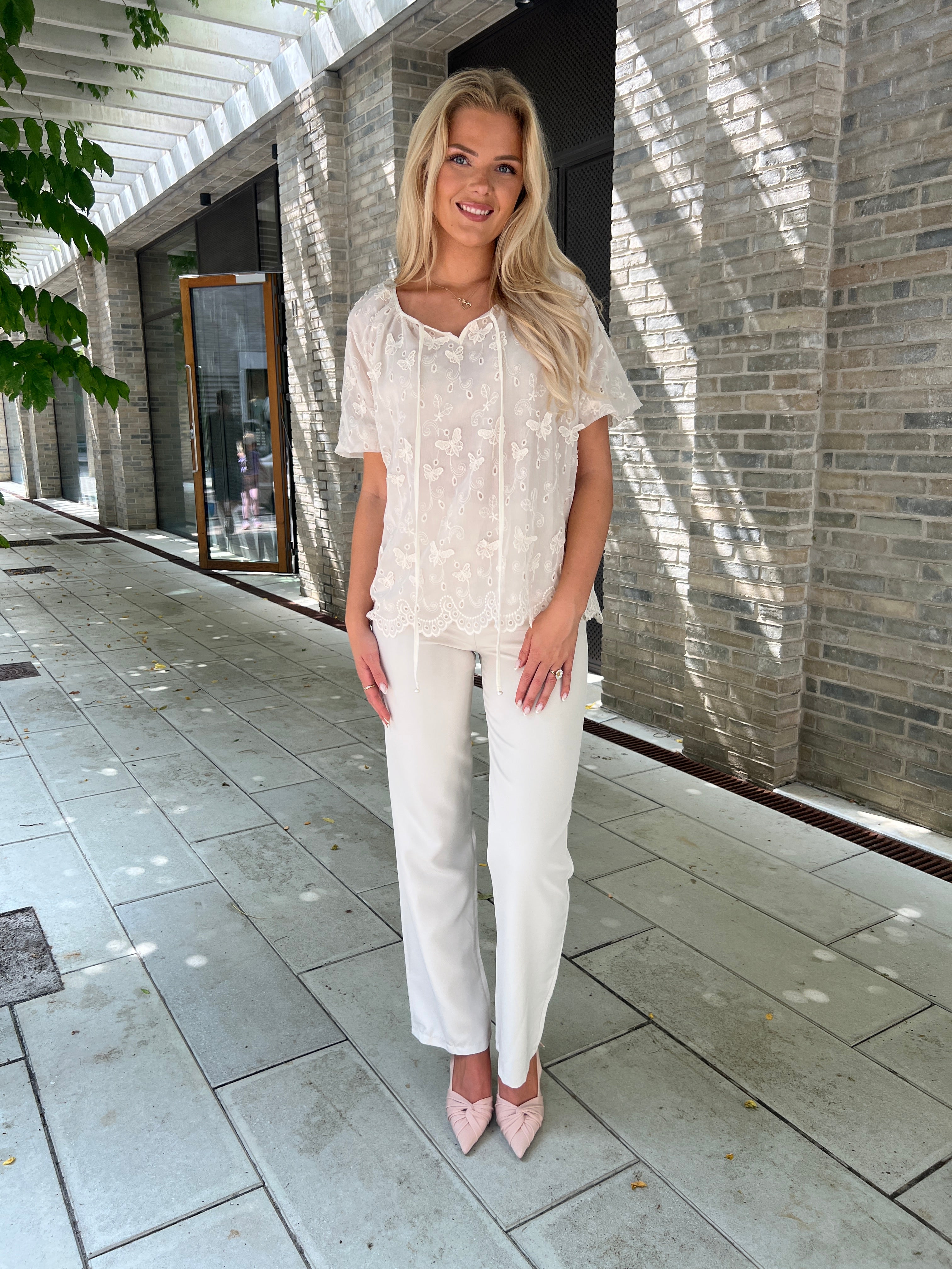 Azaka butterfly blouse