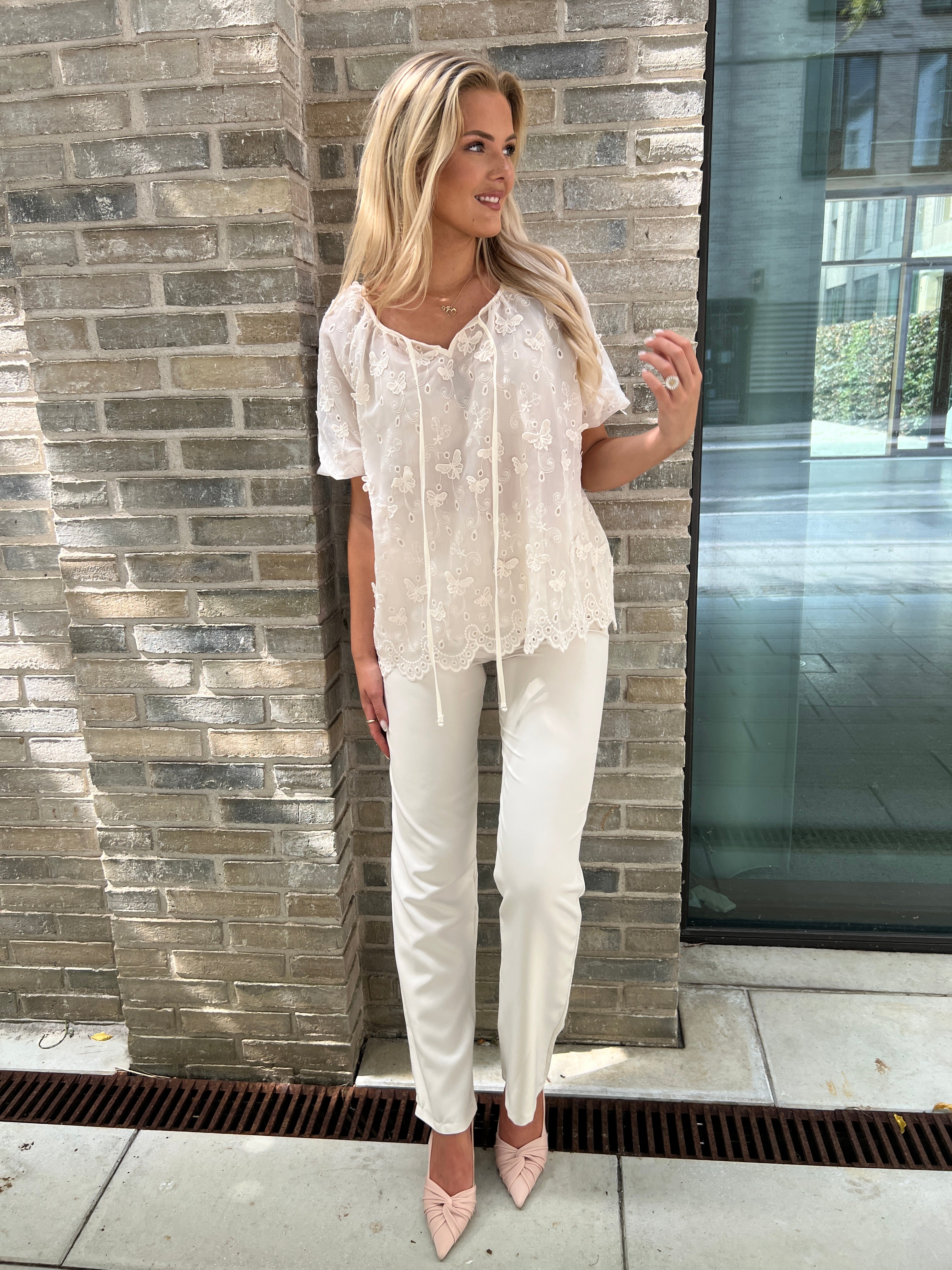 Azaka butterfly blouse