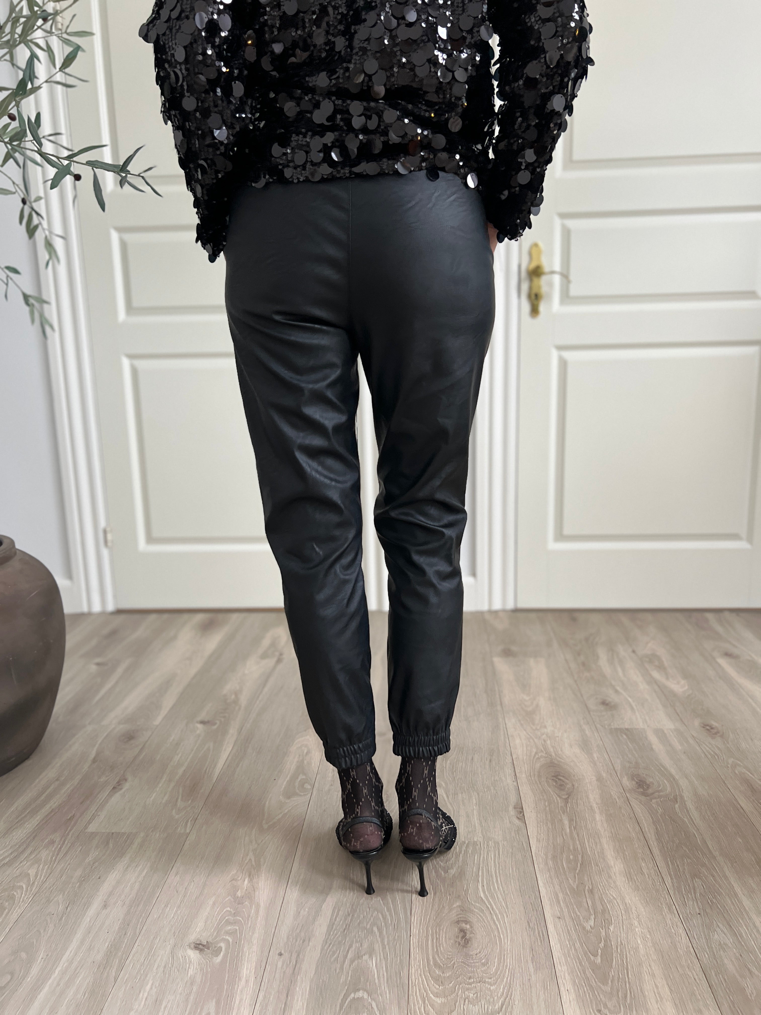 Elle faux leather pants