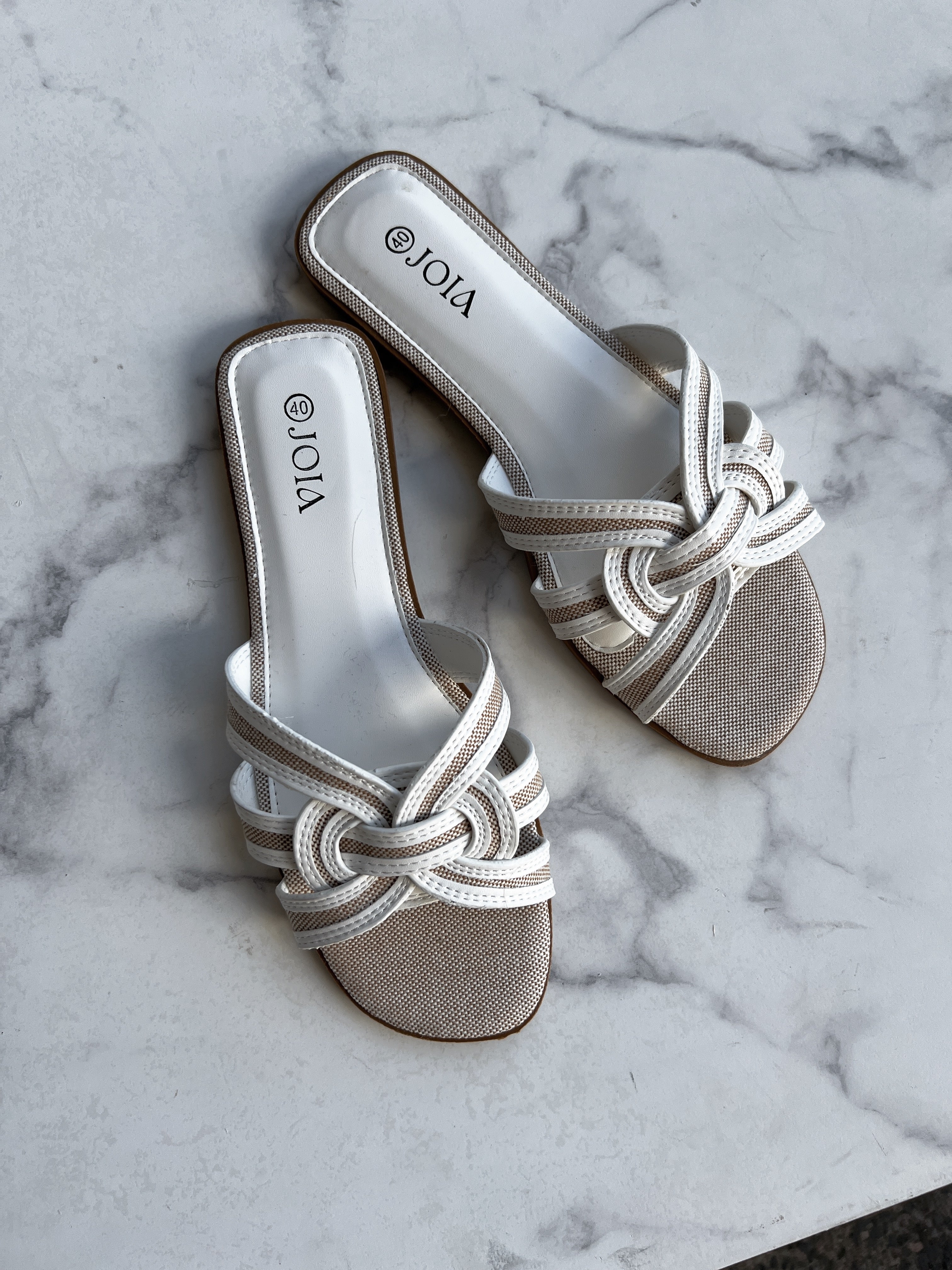 Joia white sandel