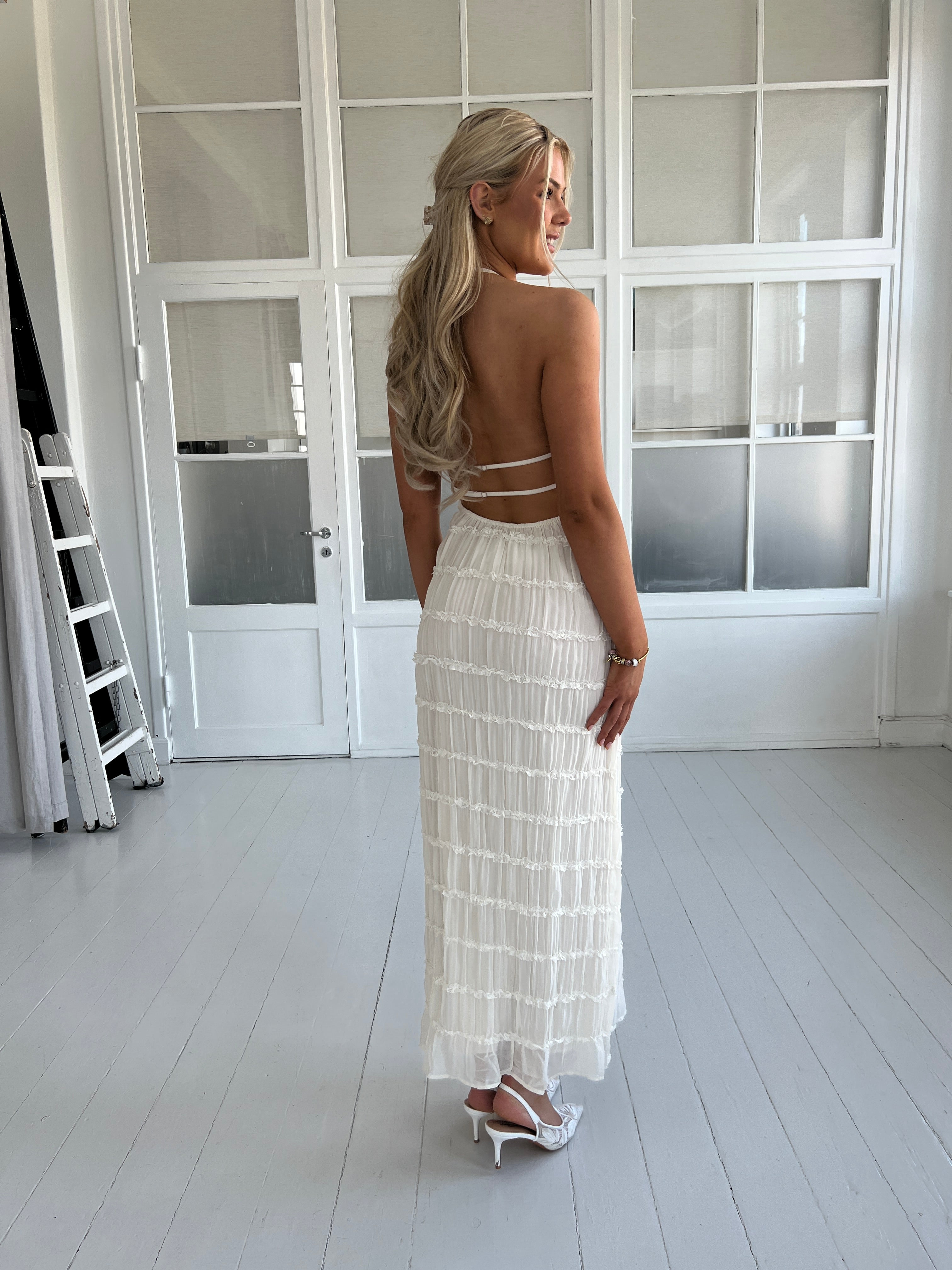 Lucce long lace dress