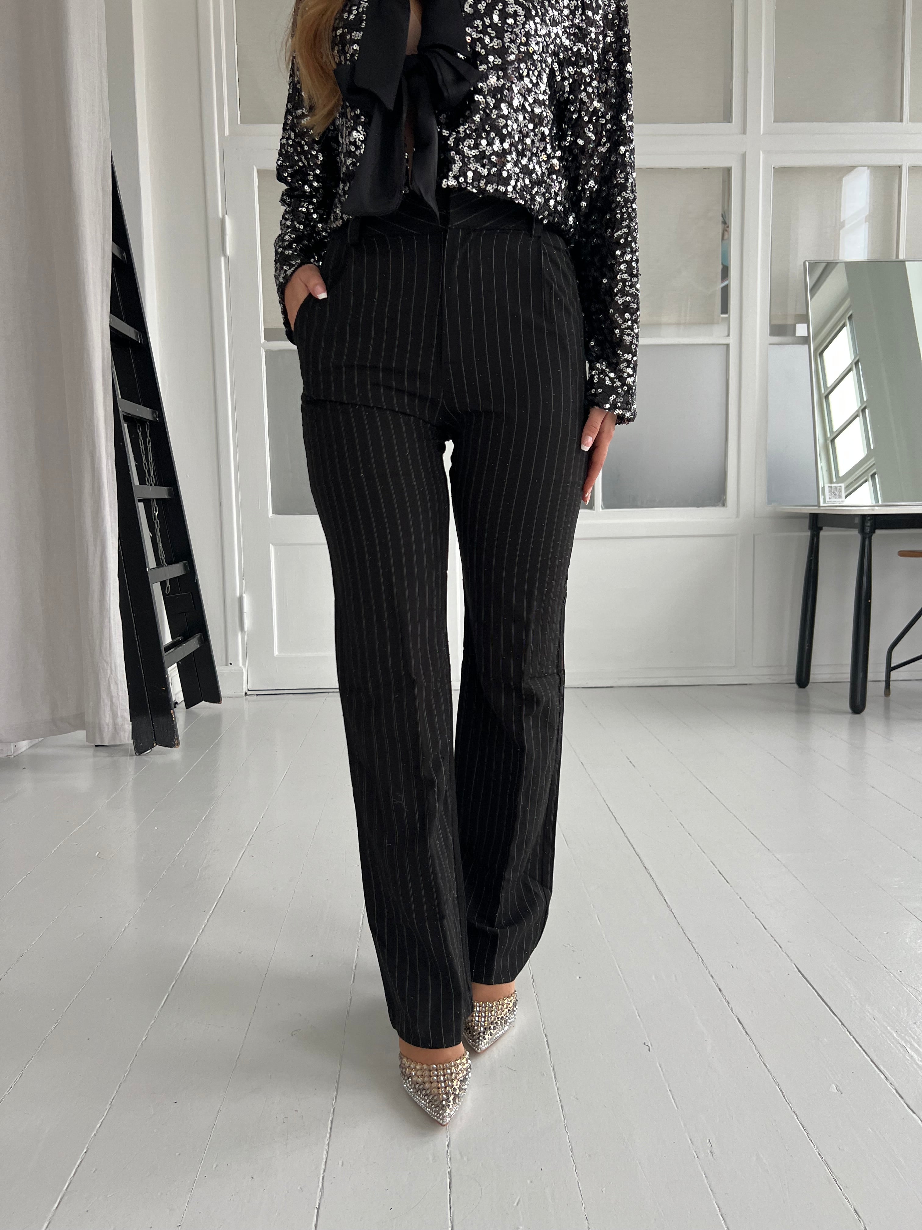 Eight Luxe black rhinestone pants