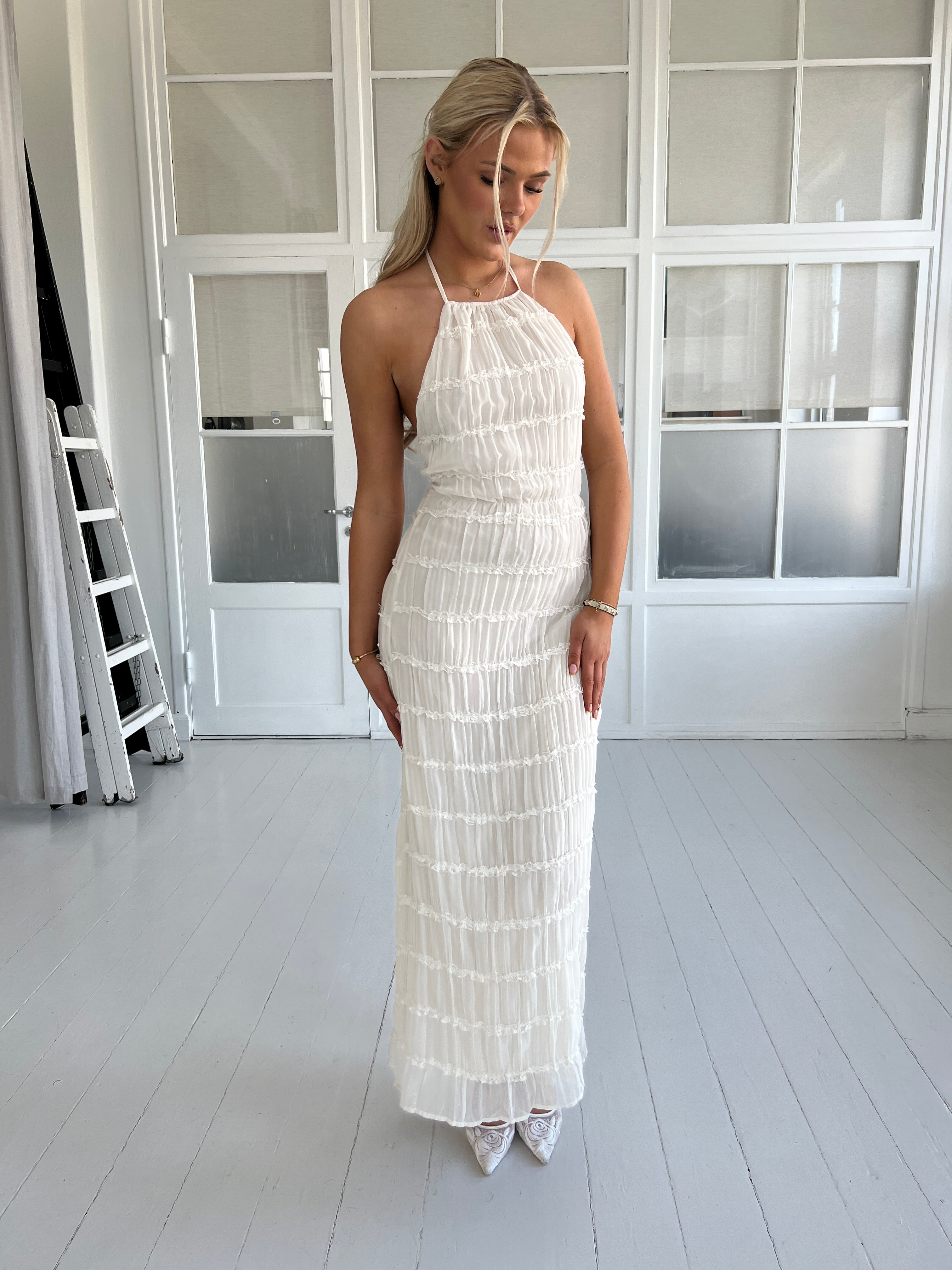 Lucce long lace dress