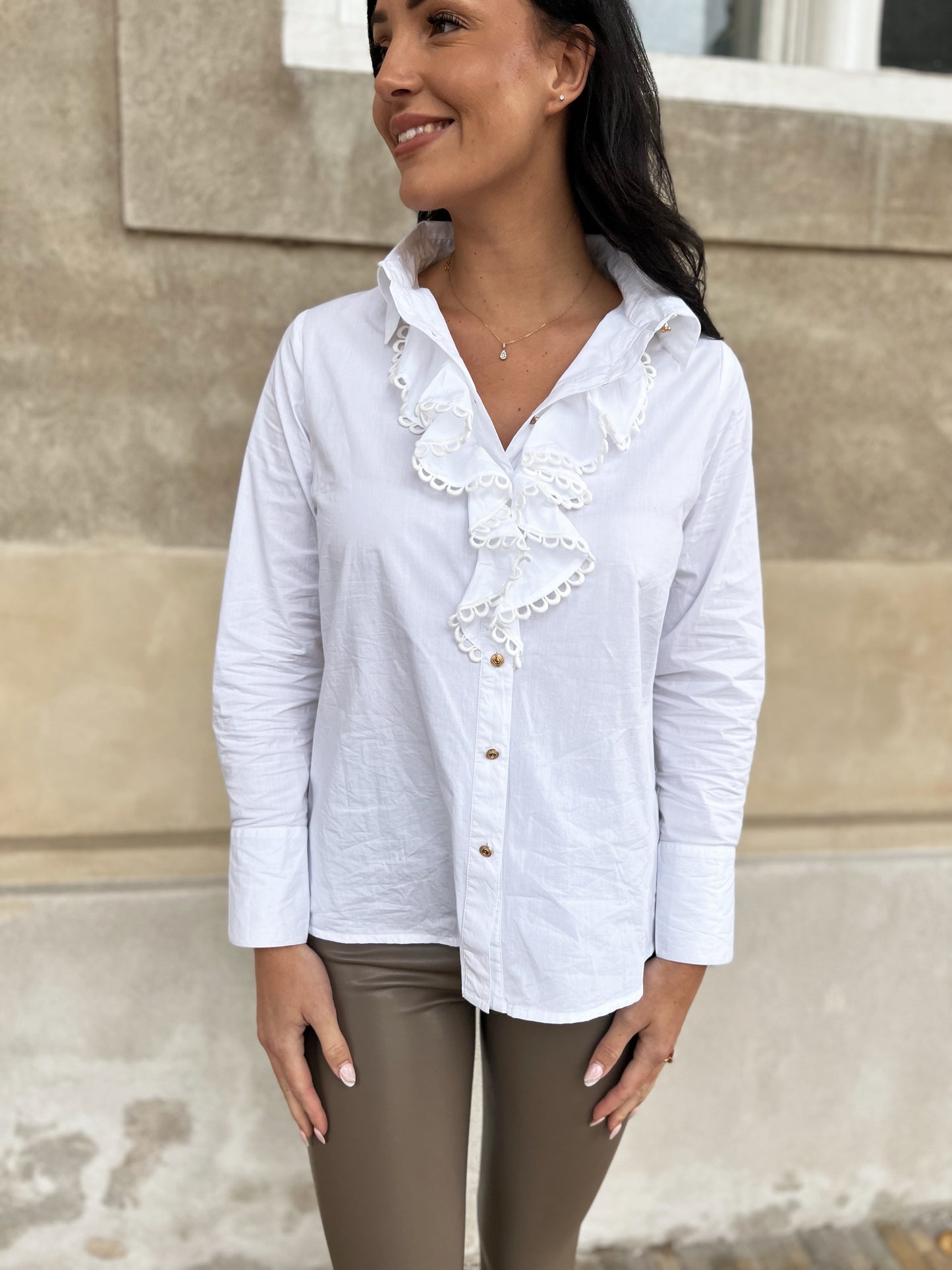 Gaspar hvid Madison bluse (0300)