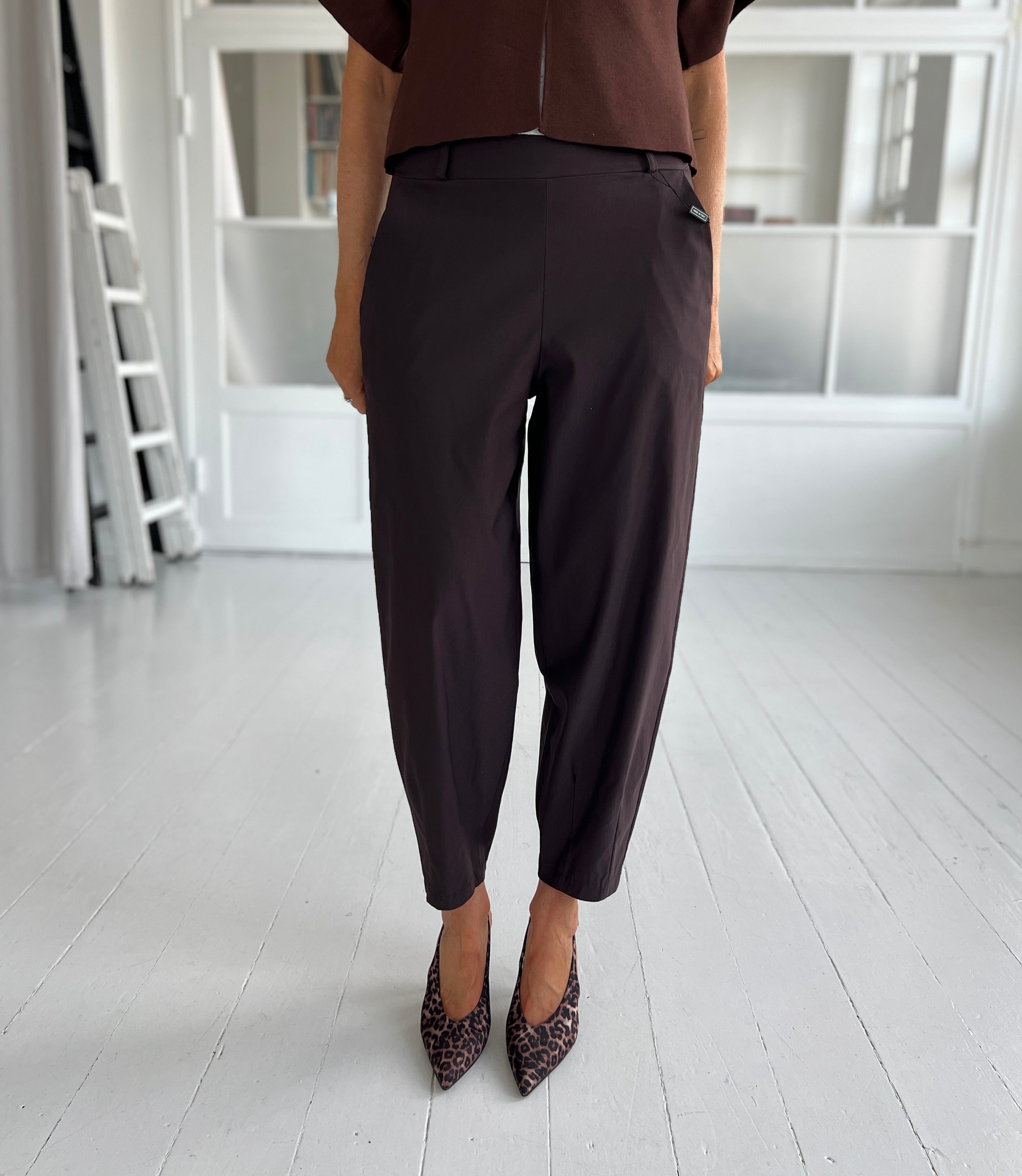 BCBEVERLY Barrel pants - Coffee