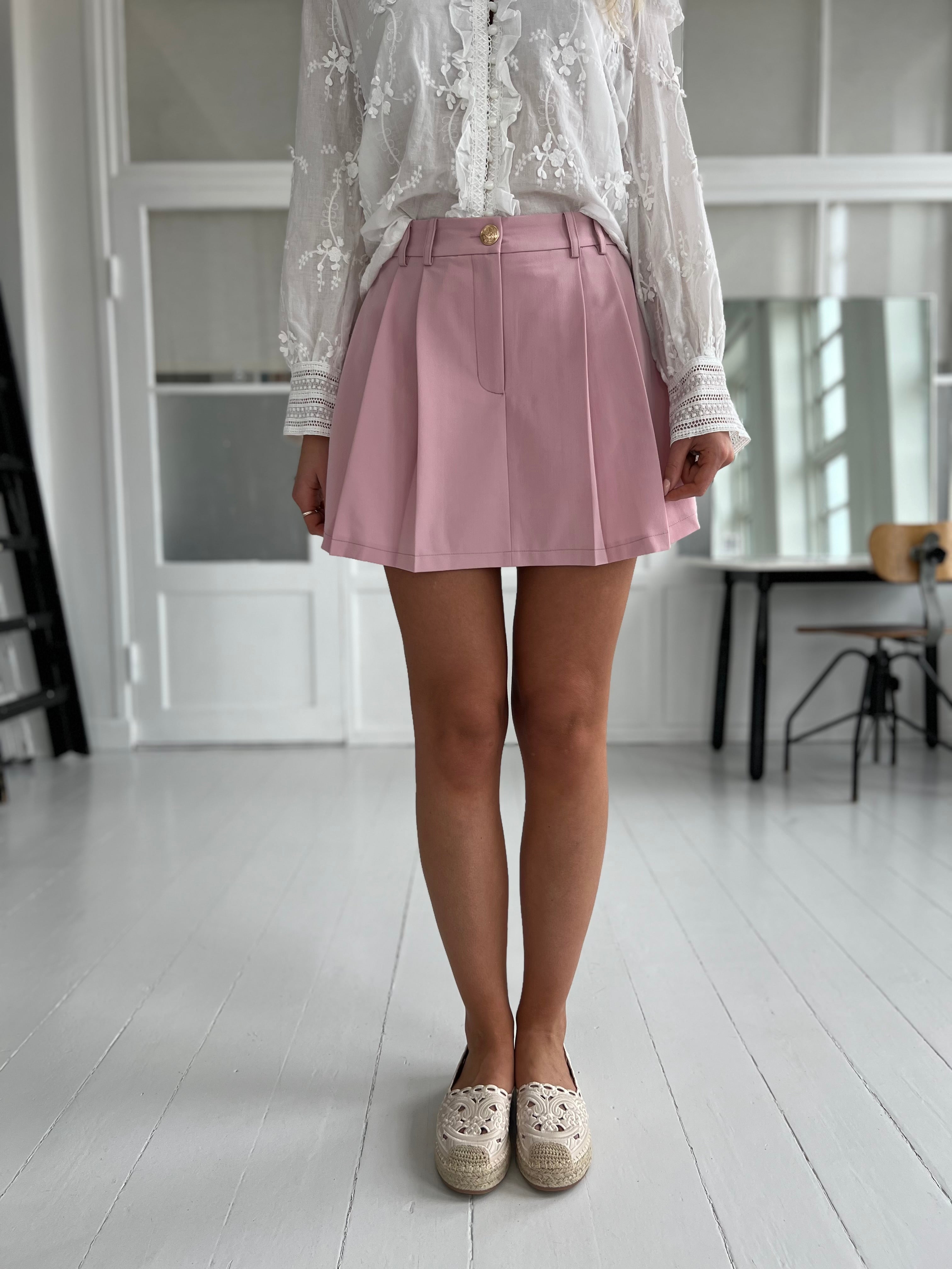 Majolica old rose shorts skirt