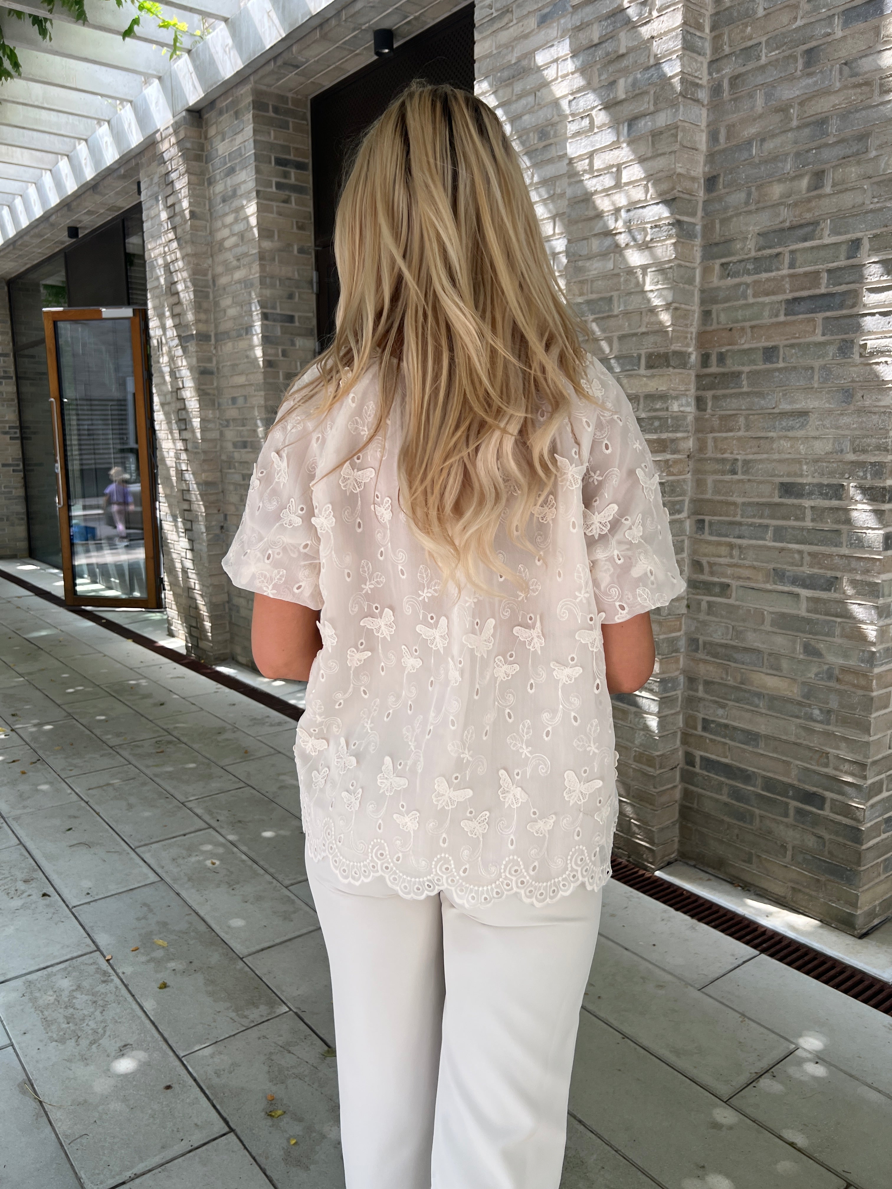 Azaka butterfly blouse