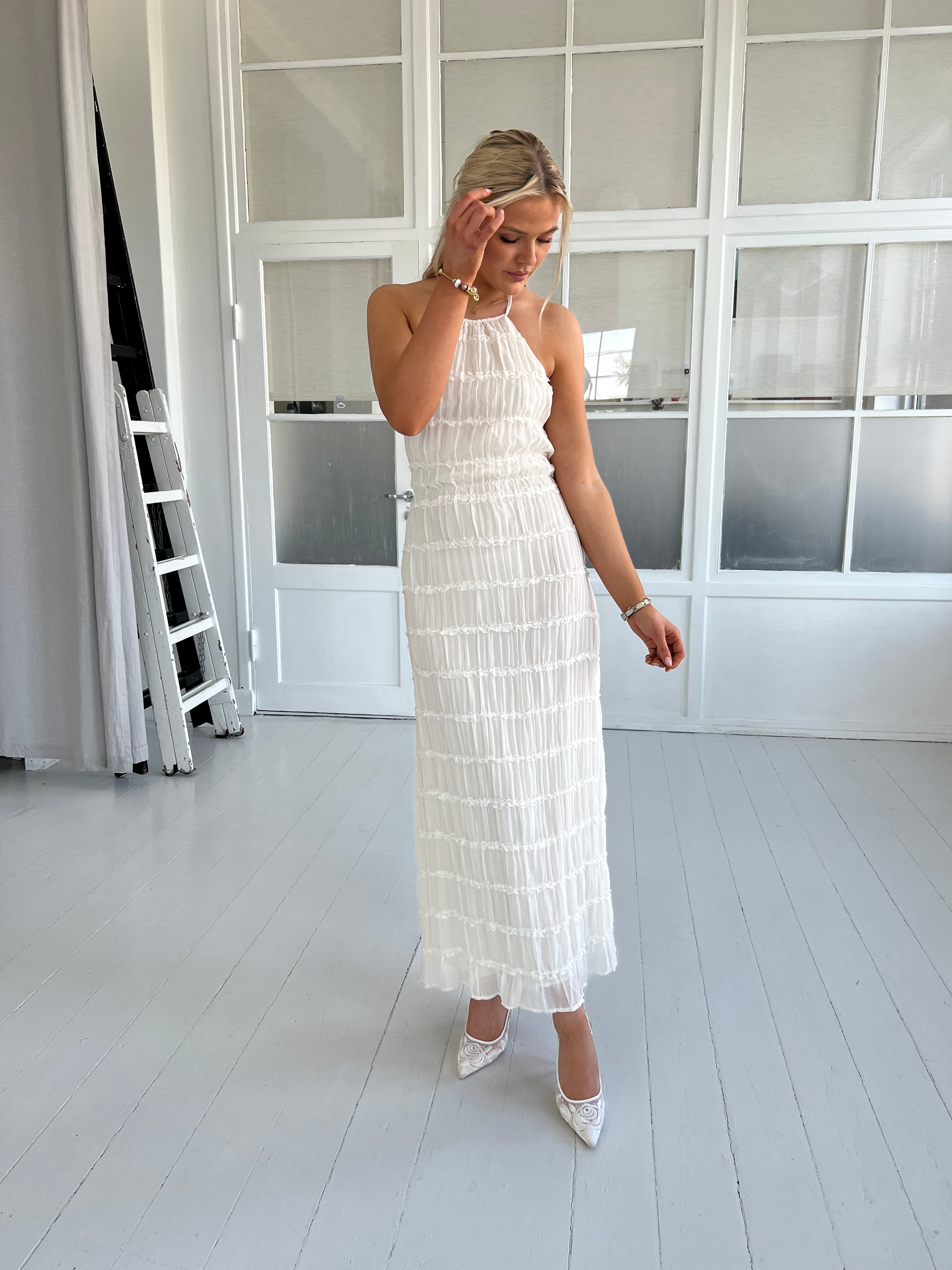 Lucce long lace dress