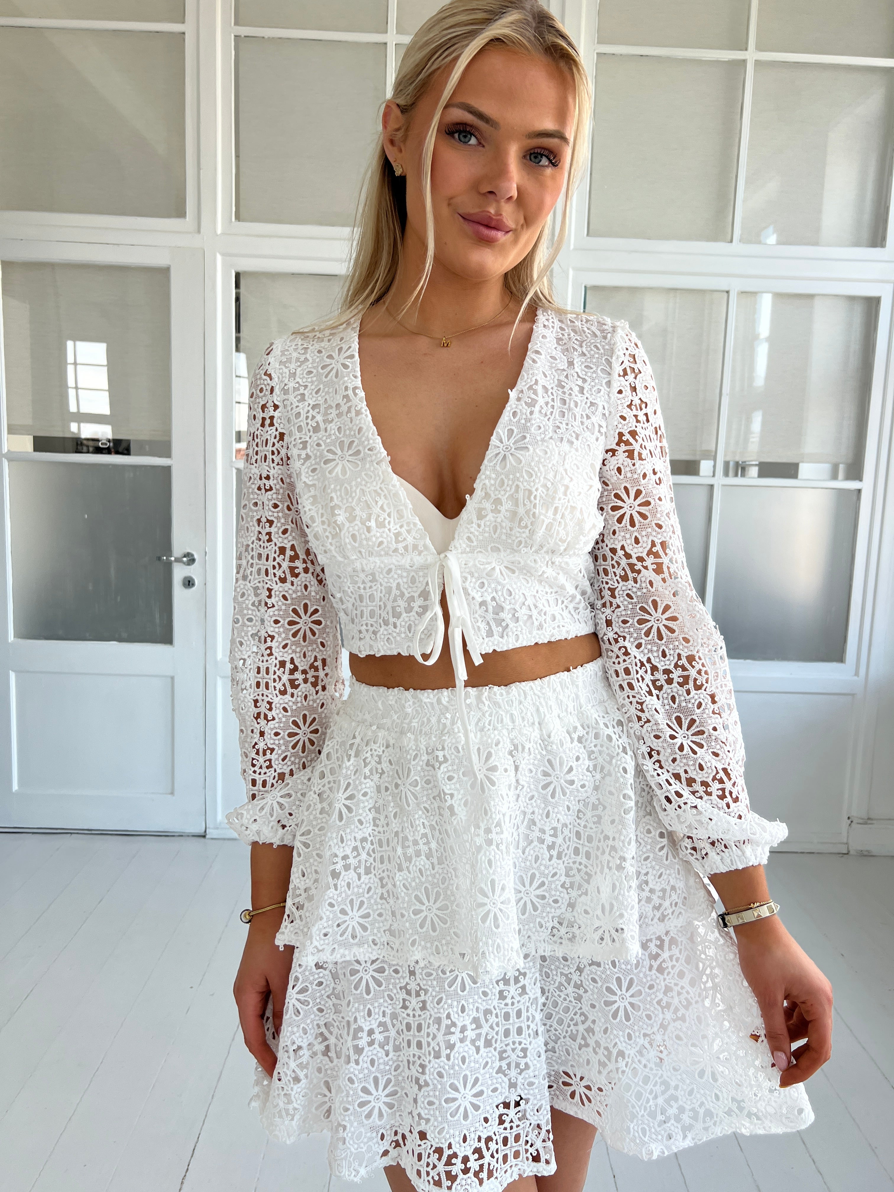 Eight luxe lace top