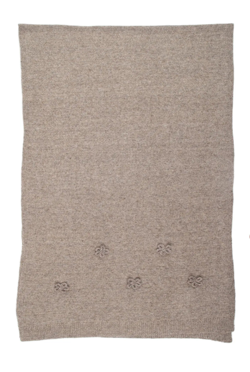 Alma taupe Bloom tørklæde fra webshoppen Aaberg Copenhagen