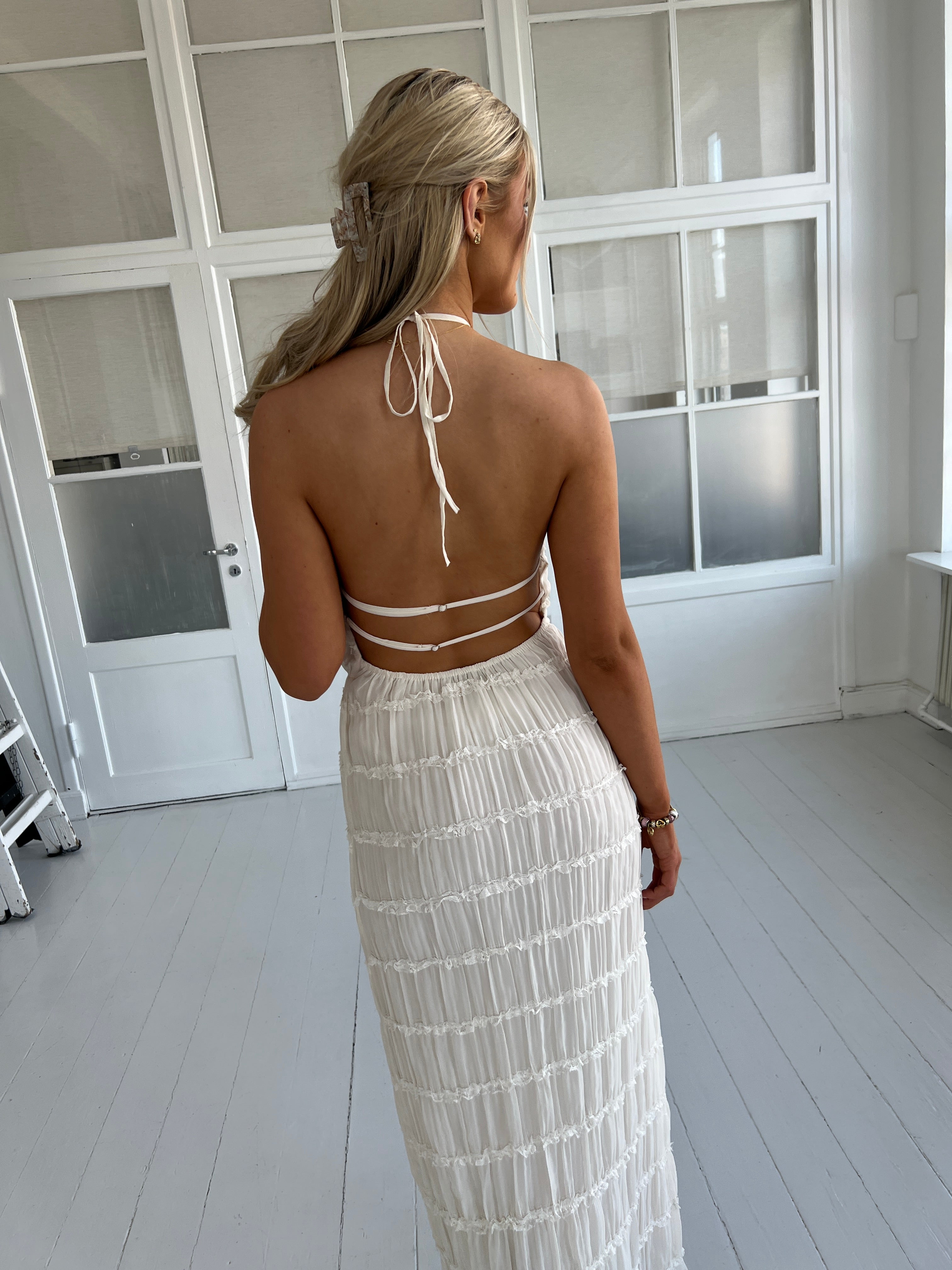 Lucce long lace dress