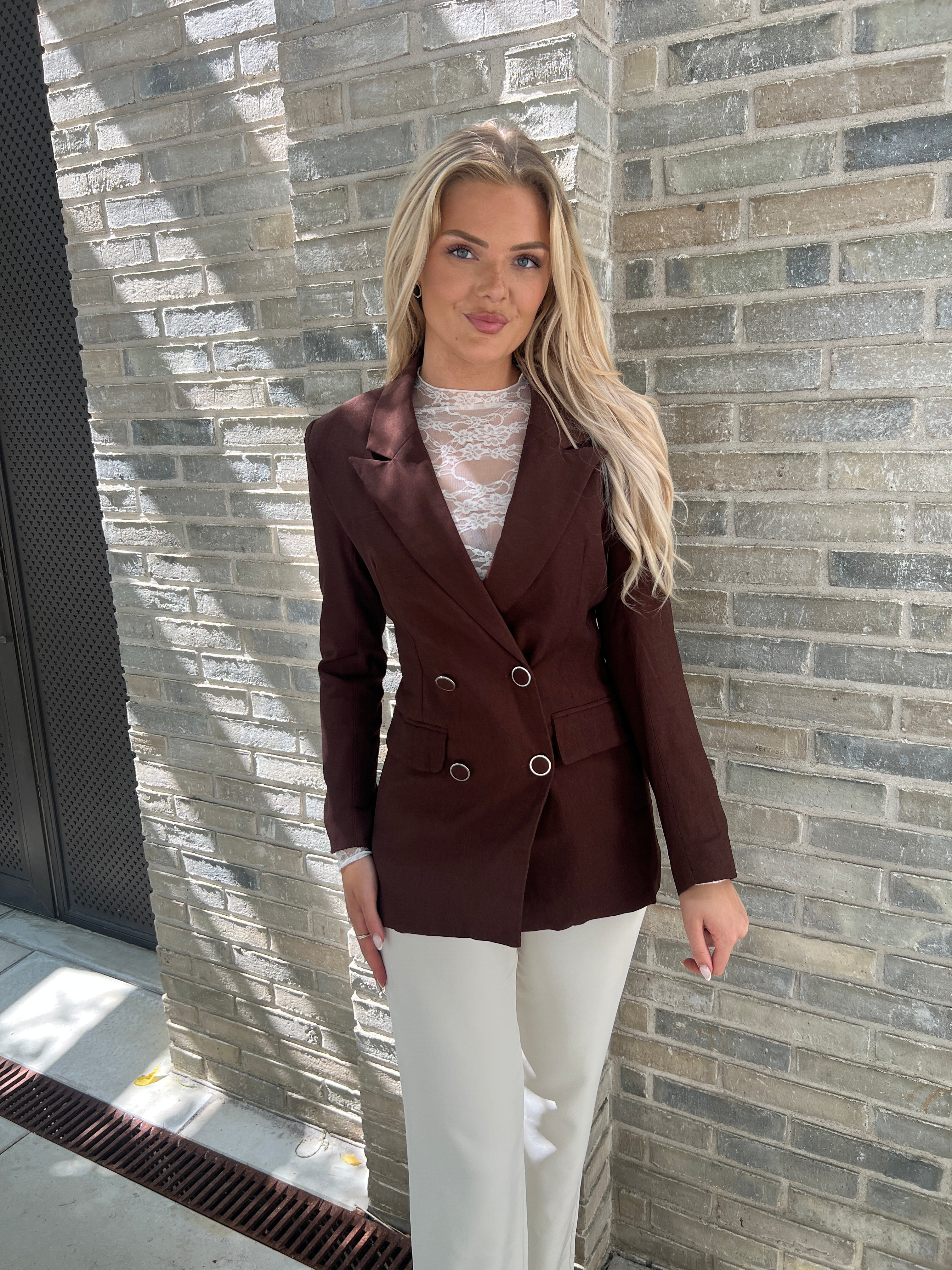 Its May coffee blazer