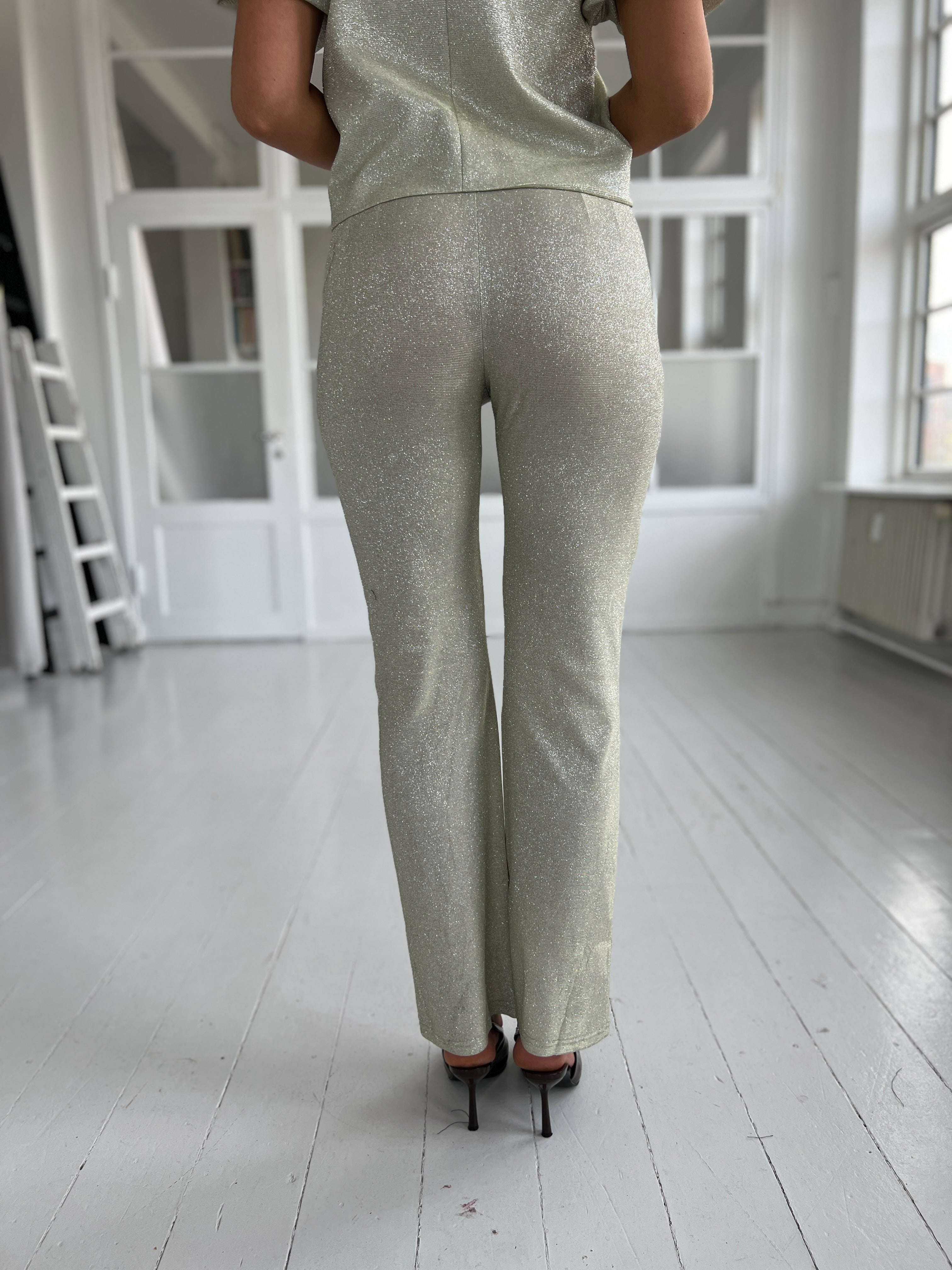 Eight Luxe golden shimmer pants
