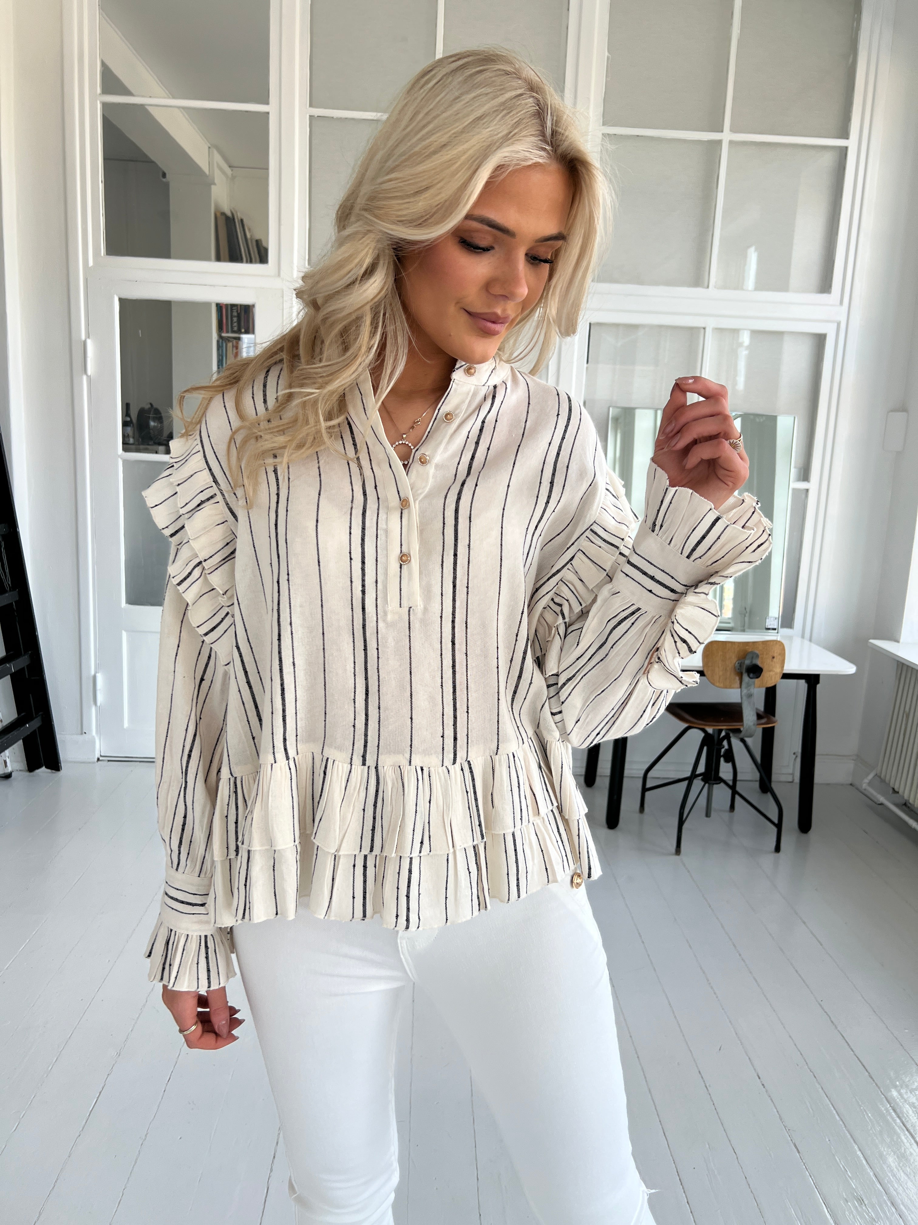 Gaspar Jacqueline LS Blouse