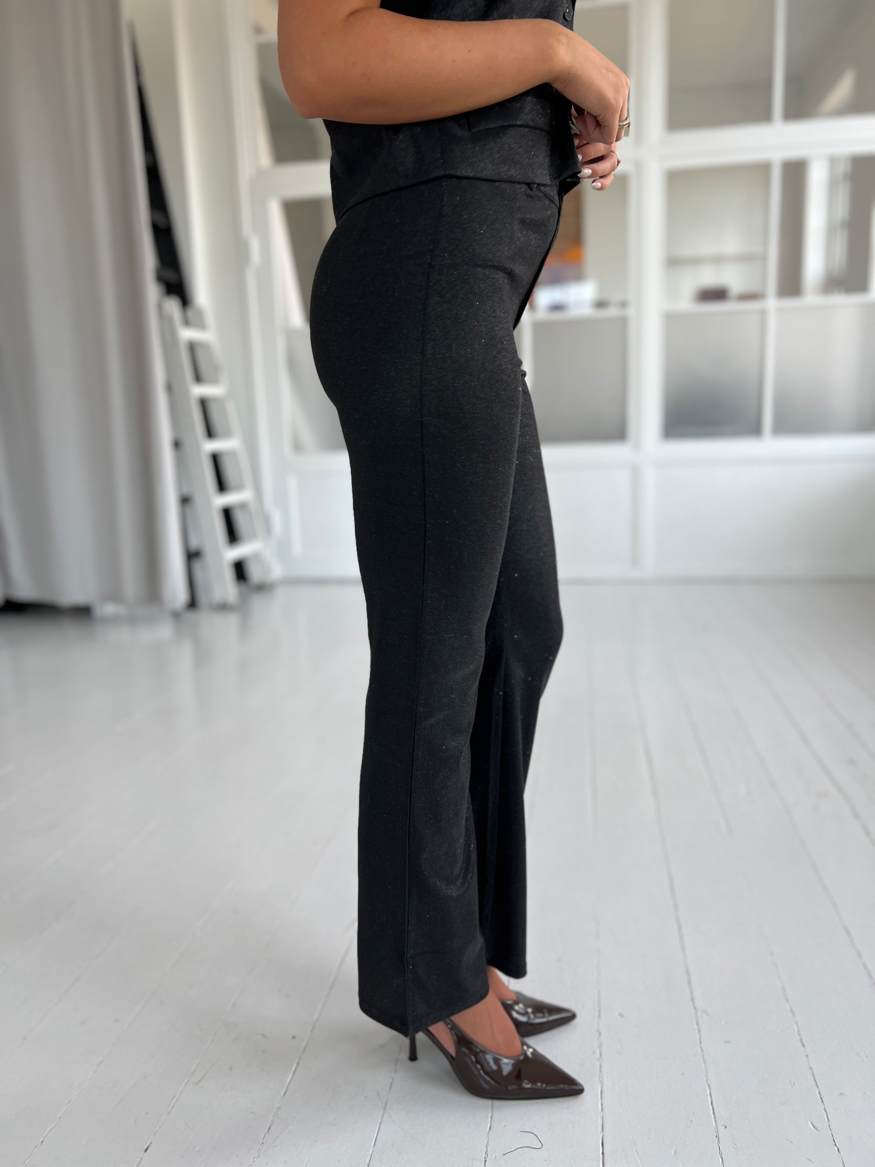 Eight Luxe black shimmer pants