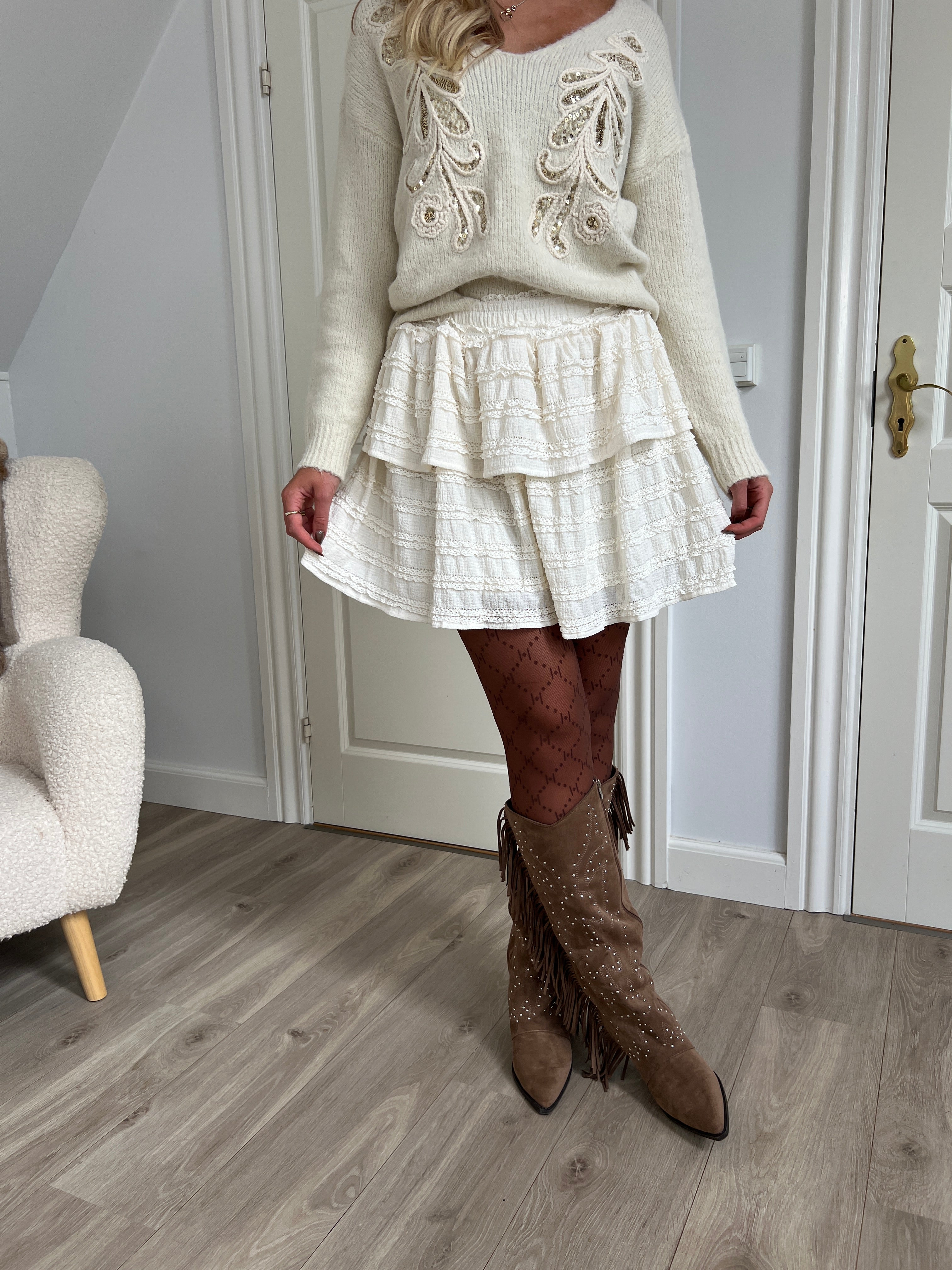 Flam romantic skirt - Åberg Copenhagen