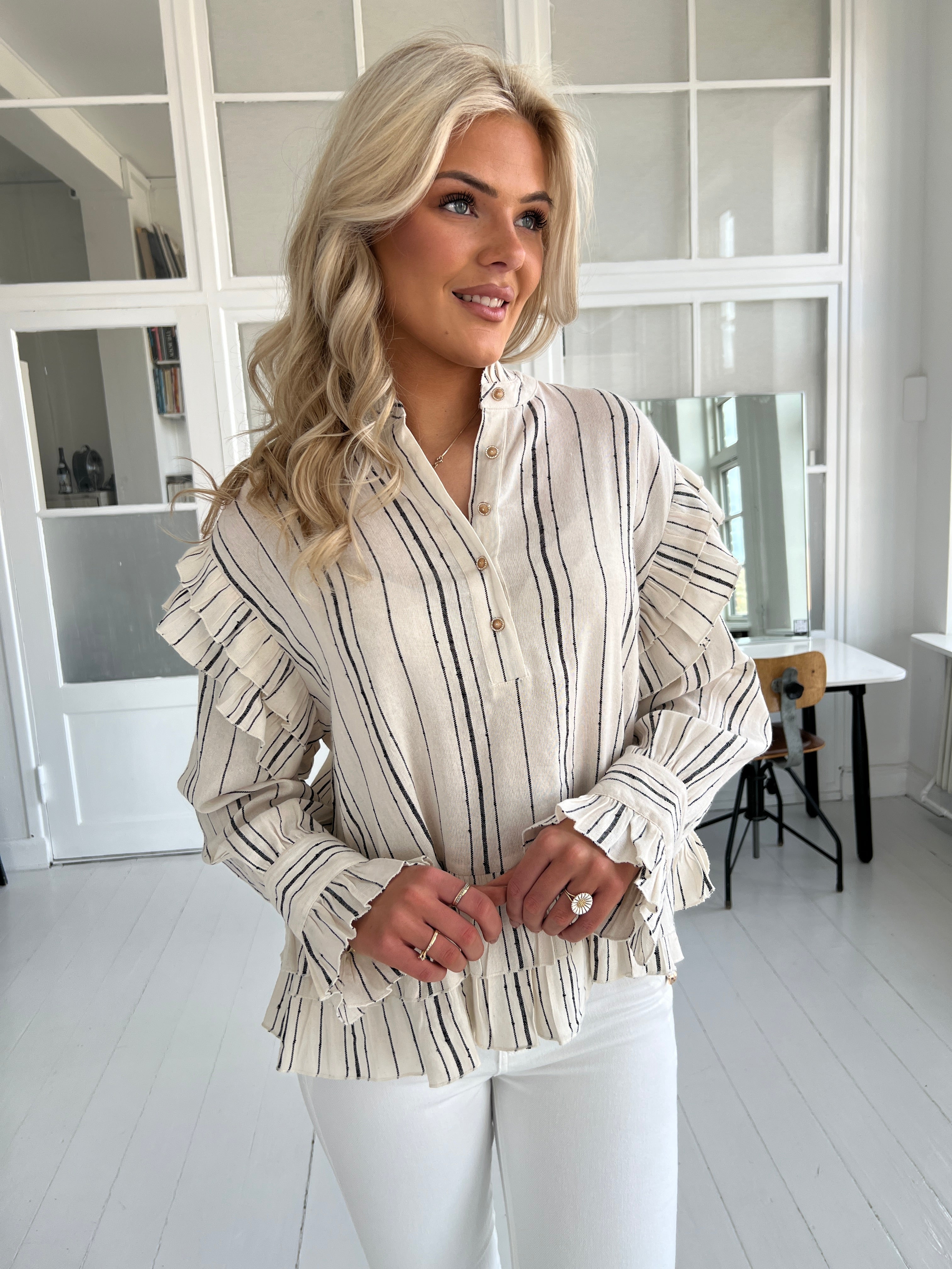 Gaspar Jacqueline LS Blouse