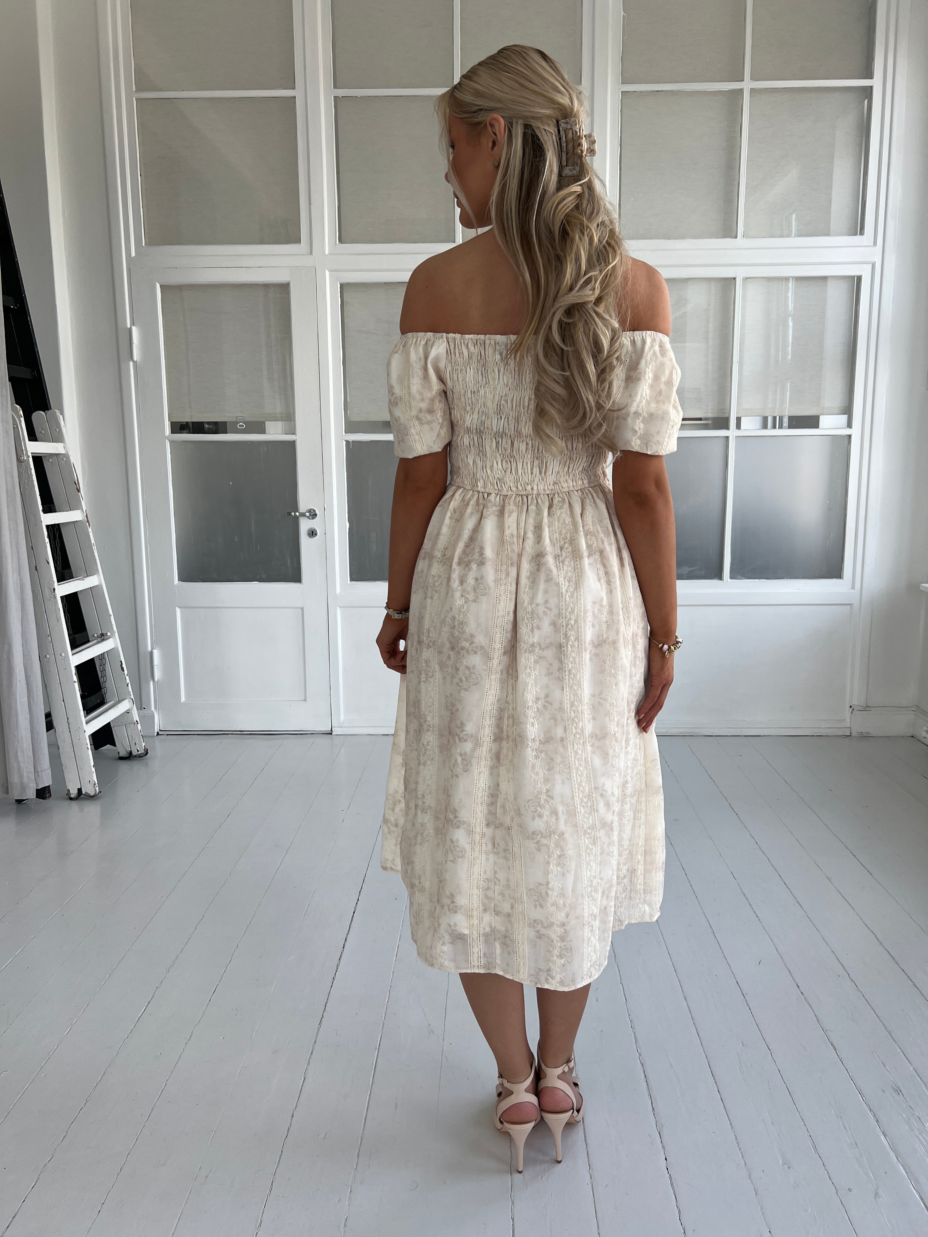 GD Golden Days beige summer dress