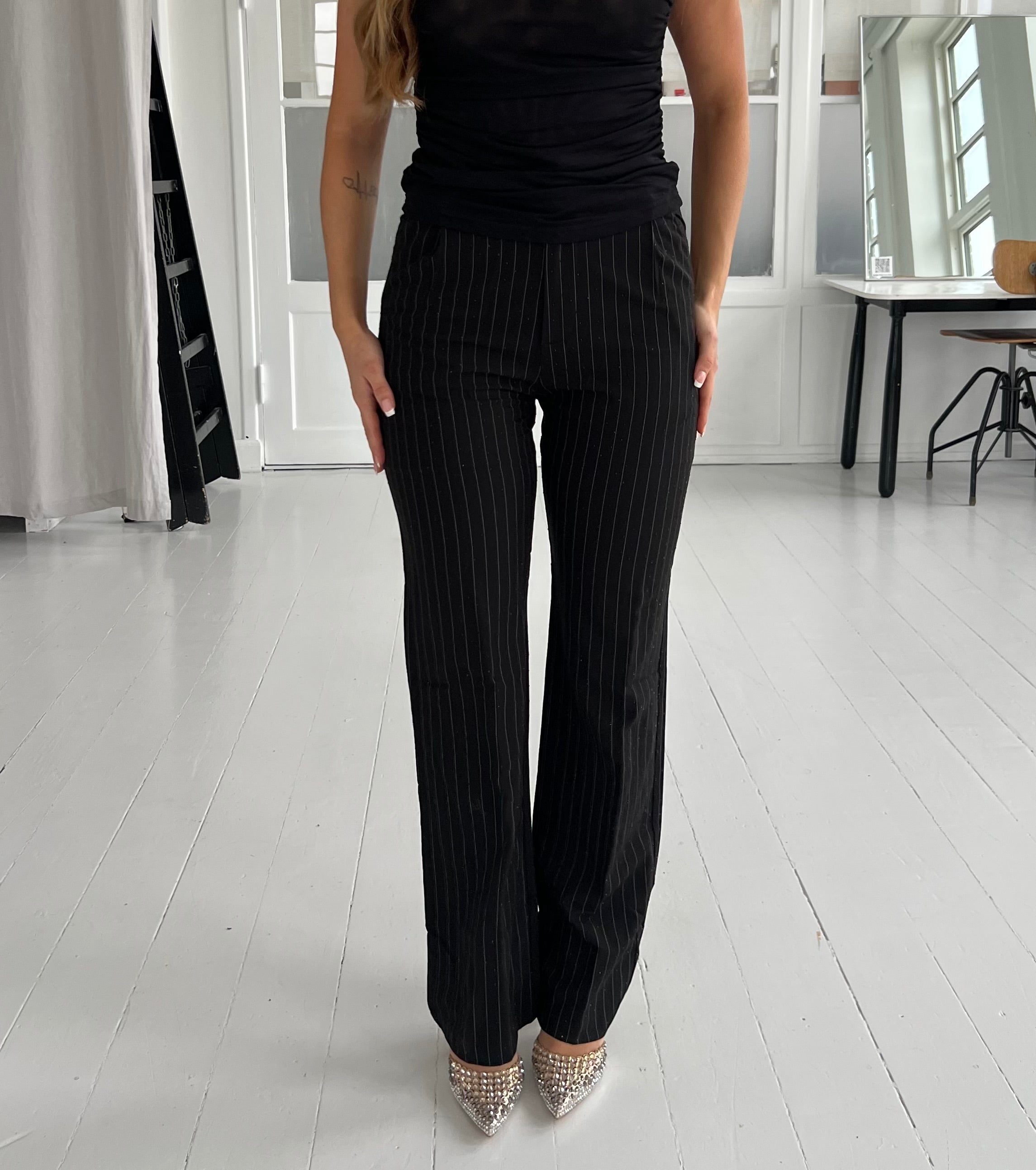 Eight Luxe black rhinestone pants