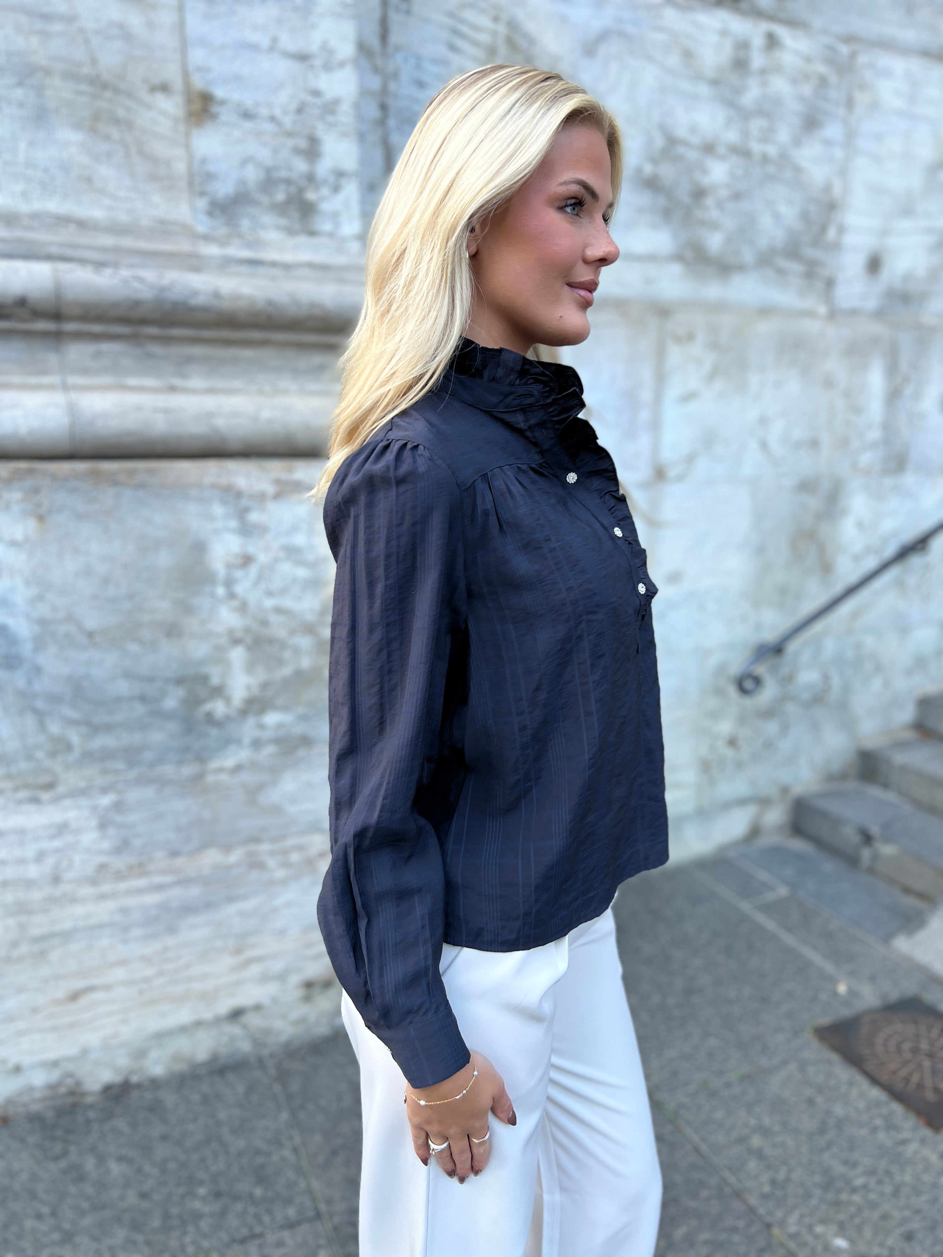 Continue - Skjorte - Ariana Navy blue