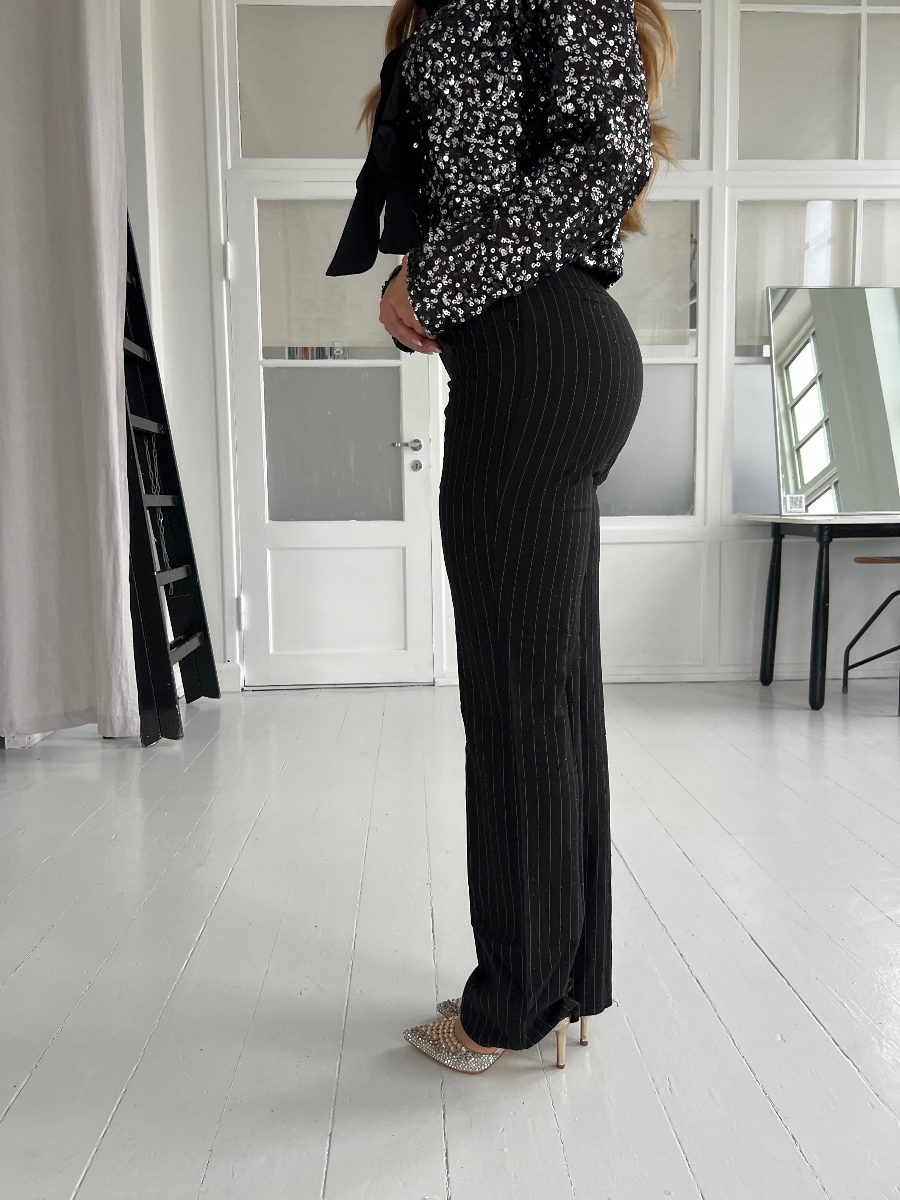 Eight Luxe black rhinestone pants