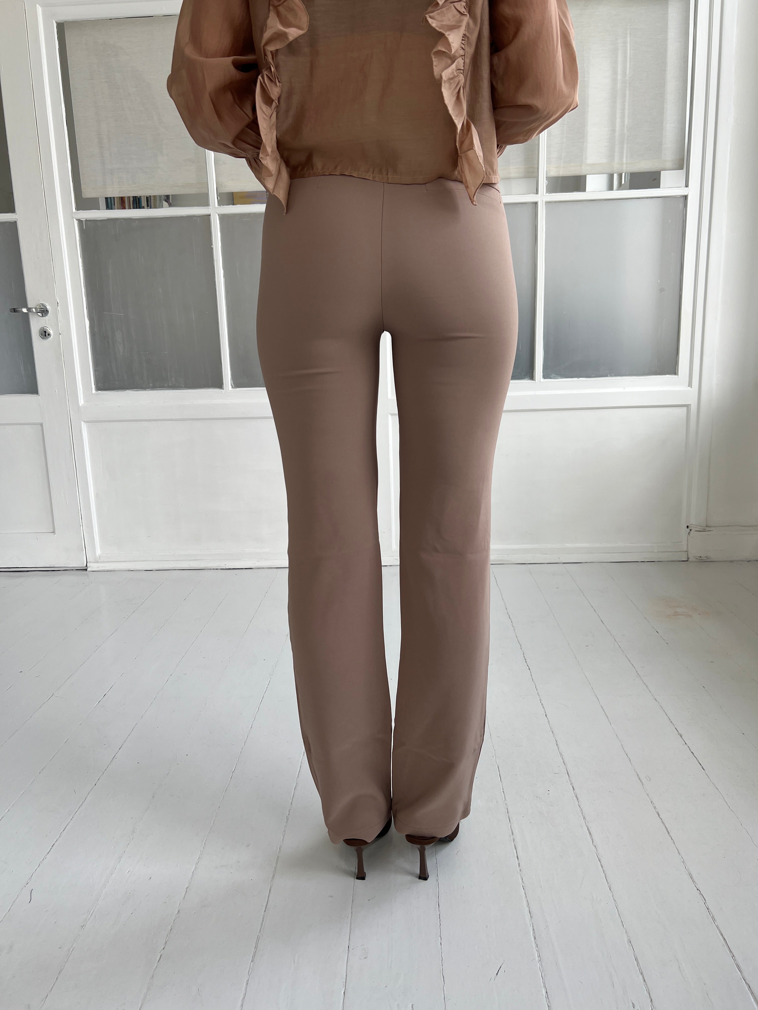 Eight Luxe taupe pants - Åberg Copenhagen