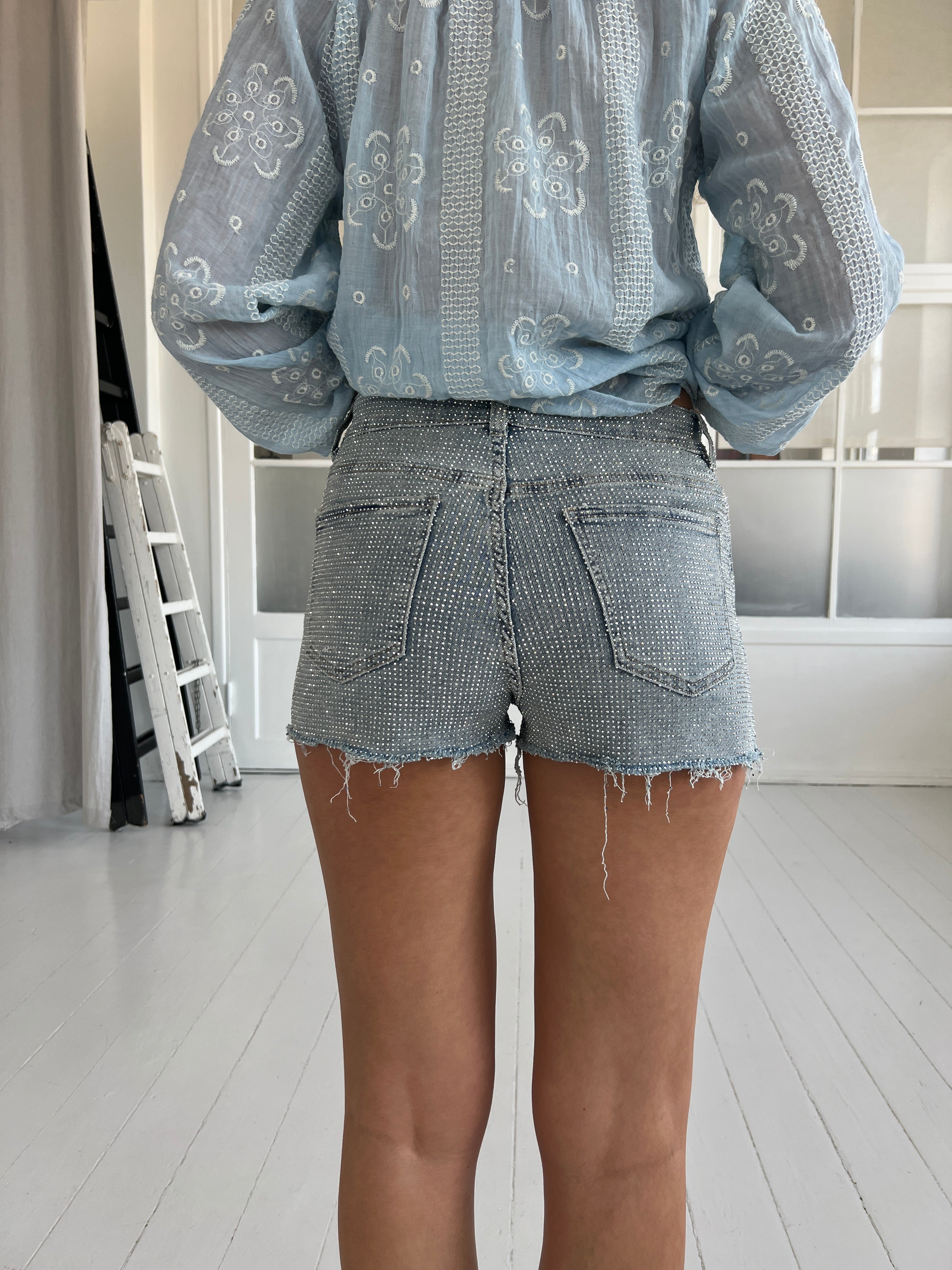 Laulia rhinestone shorts