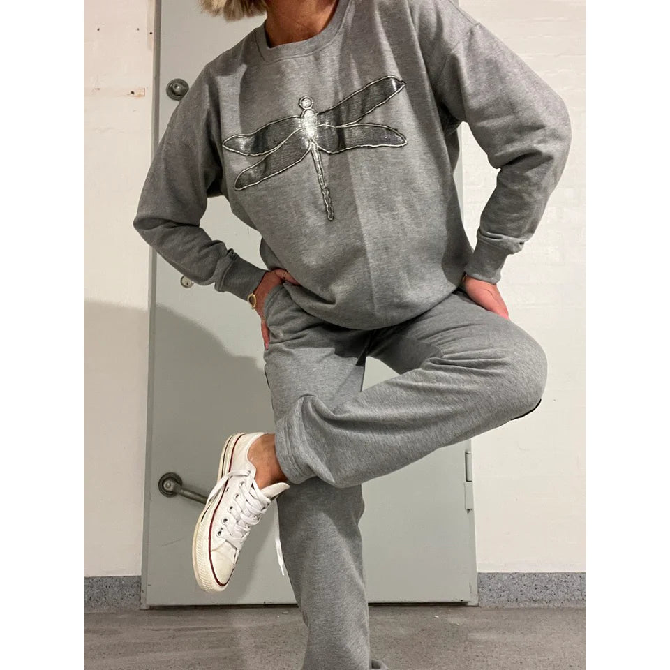 Gaspar Fiji grey sweatpants (7920) fra webshoppen Aaberg Copenhagen