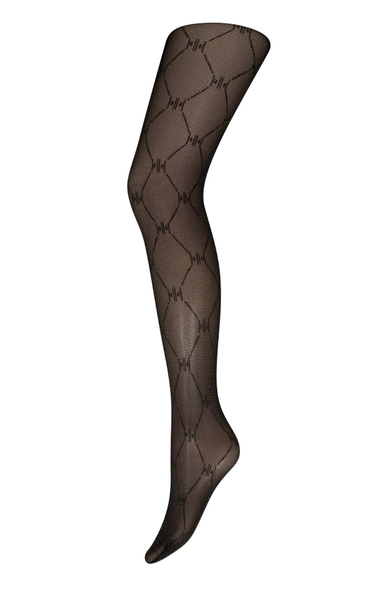 Hype The Detail-Htd Tights W/Lurex Hh 25App 16051-77 grey fra webshoppen Aaberg Copenhagen