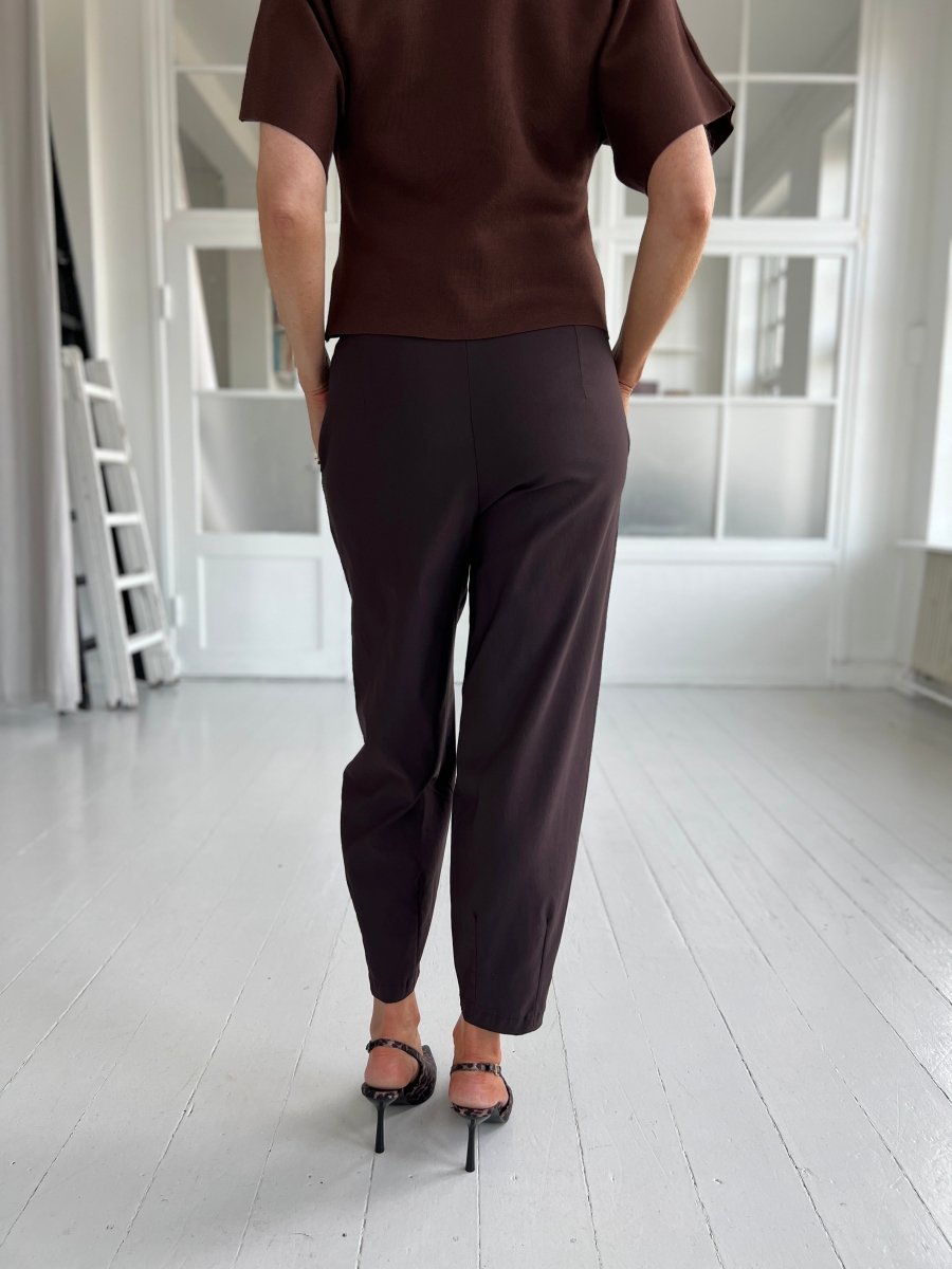 BCBEVERLY Barrel pants - Coffee - Aaberg DK