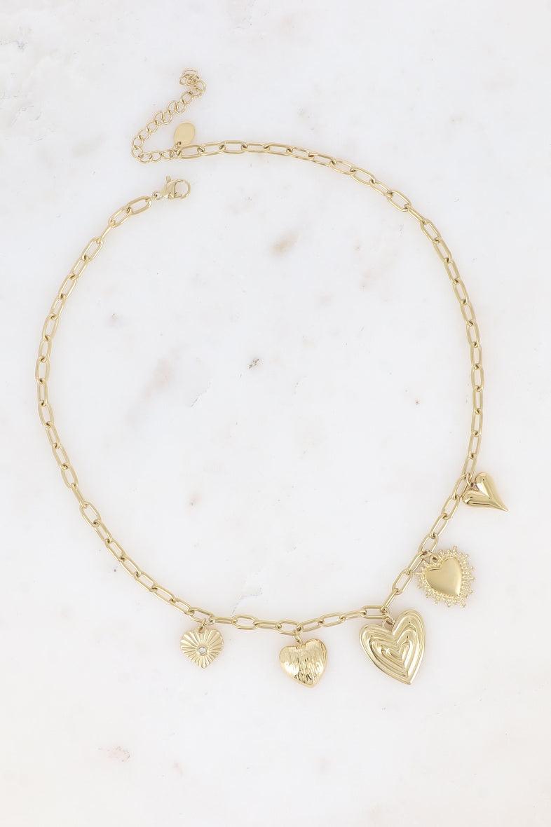 Bohm multi heart charms fra webshoppen Aaberg Copenhagen