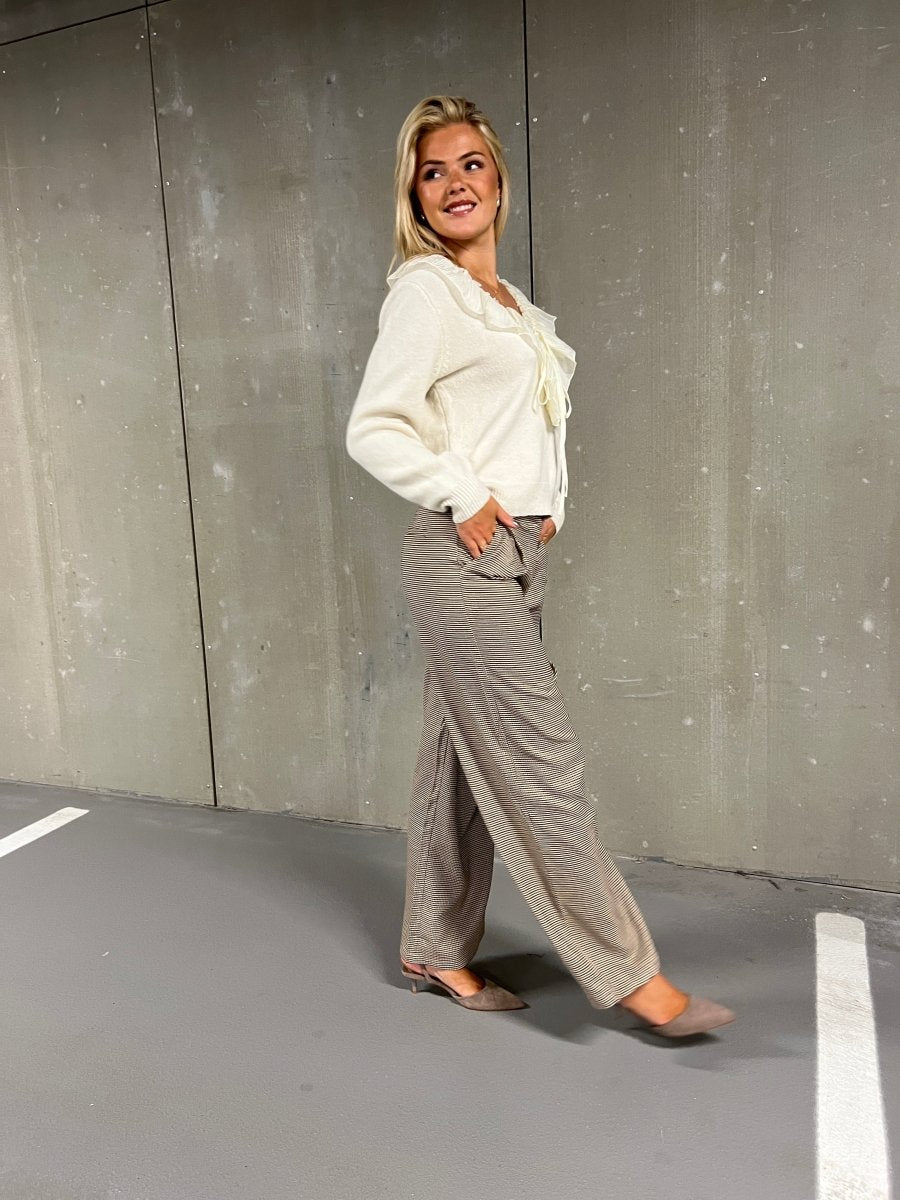 Eight Luxe brunternet pants - Aaberg DK