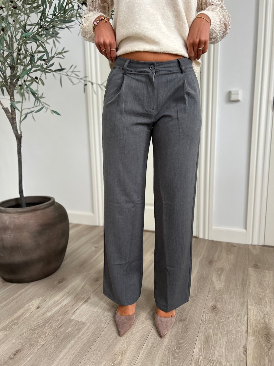 Eight Luxe grey trousers - Aaberg DK