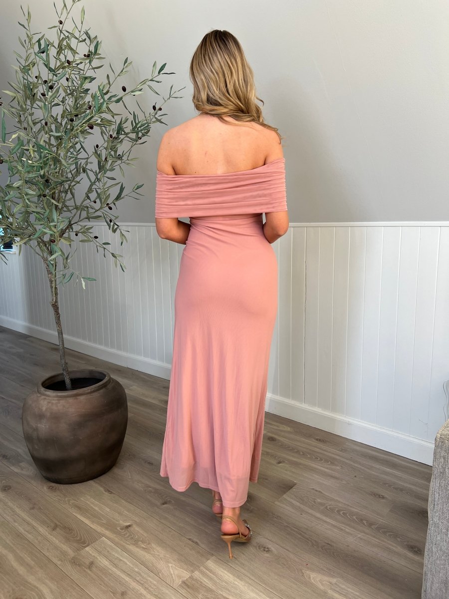 Eight luxe rose maxi dress - Aaberg DK
