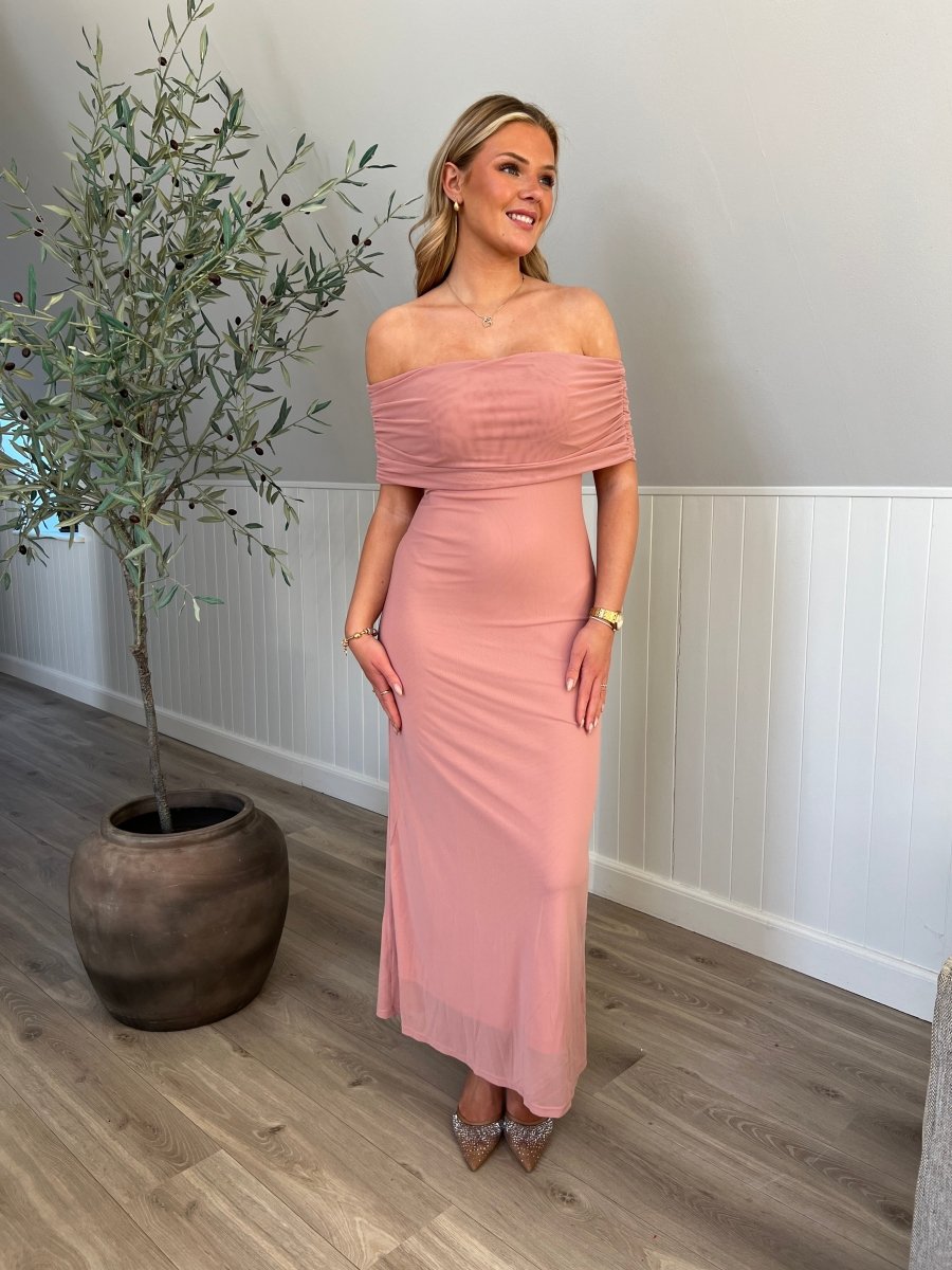 Eight luxe rose maxi dress - Aaberg DK