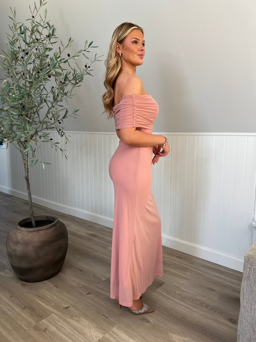 Eight luxe rose maxi dress - Aaberg DK