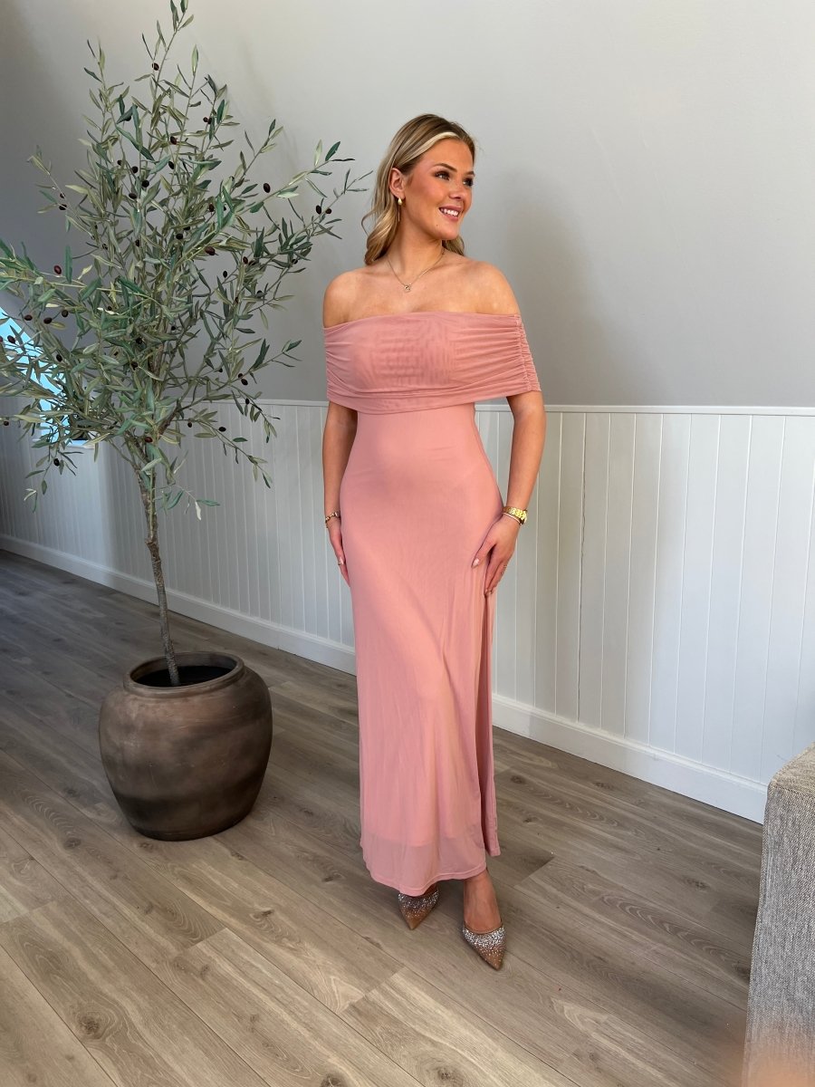 Eight luxe rose maxi dress - Aaberg DK