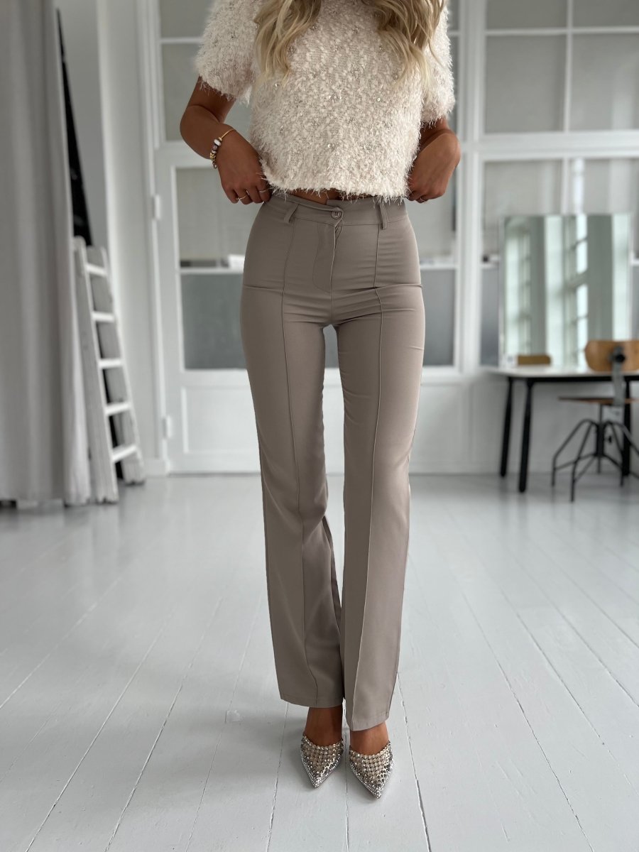 Eight Luxe Taupe pants - Aaberg DK