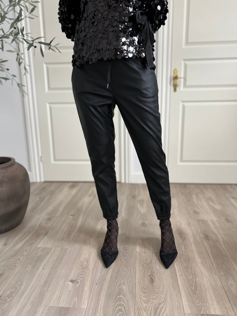 Elle faux leather pants - Aaberg DK