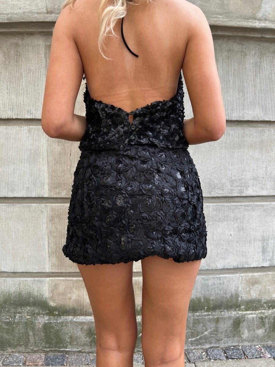 Elli White black skirt - Aaberg DK