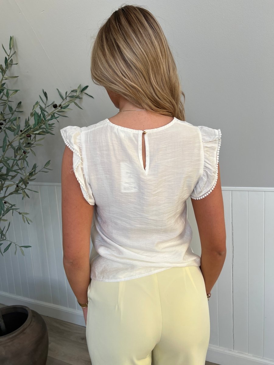 Emma Ella broderi top - Aaberg DK