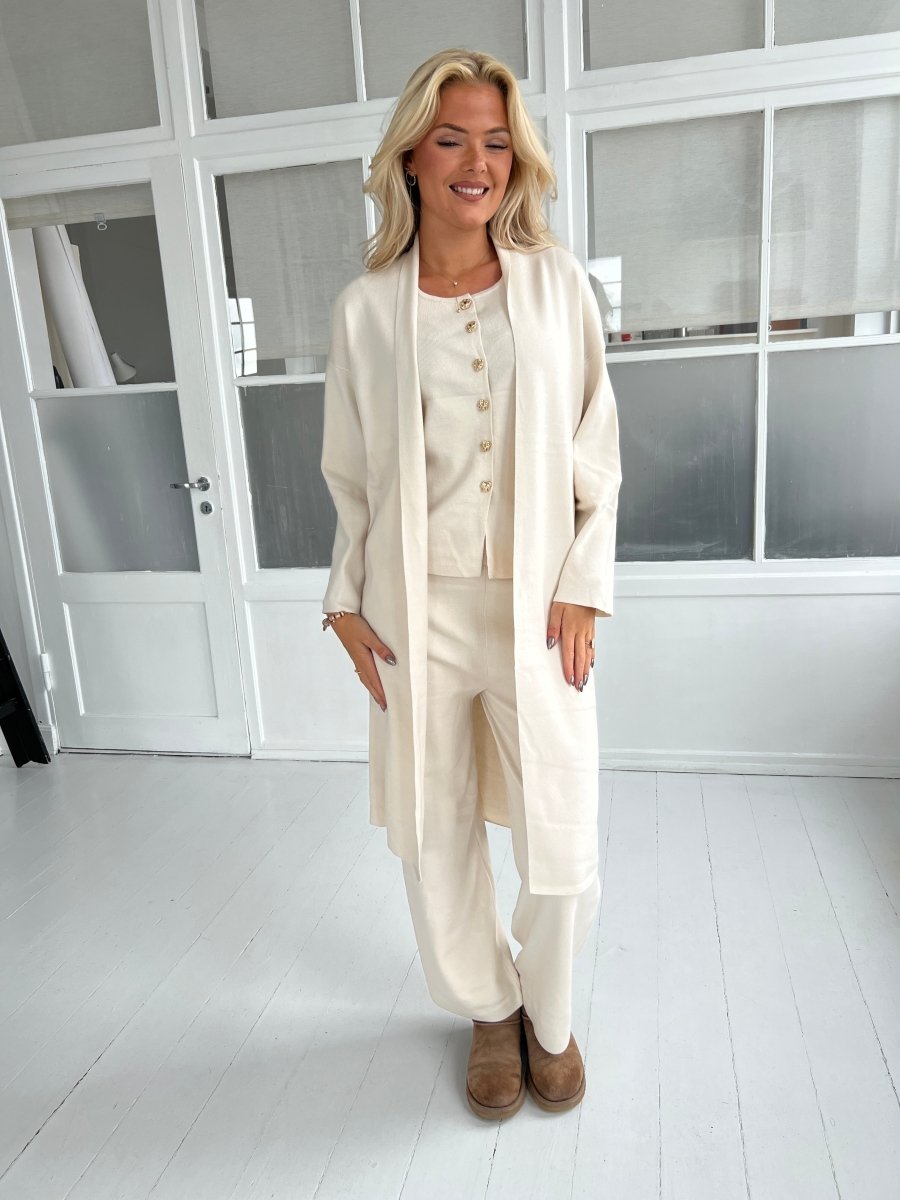 Flam beige knit set - Aaberg DK